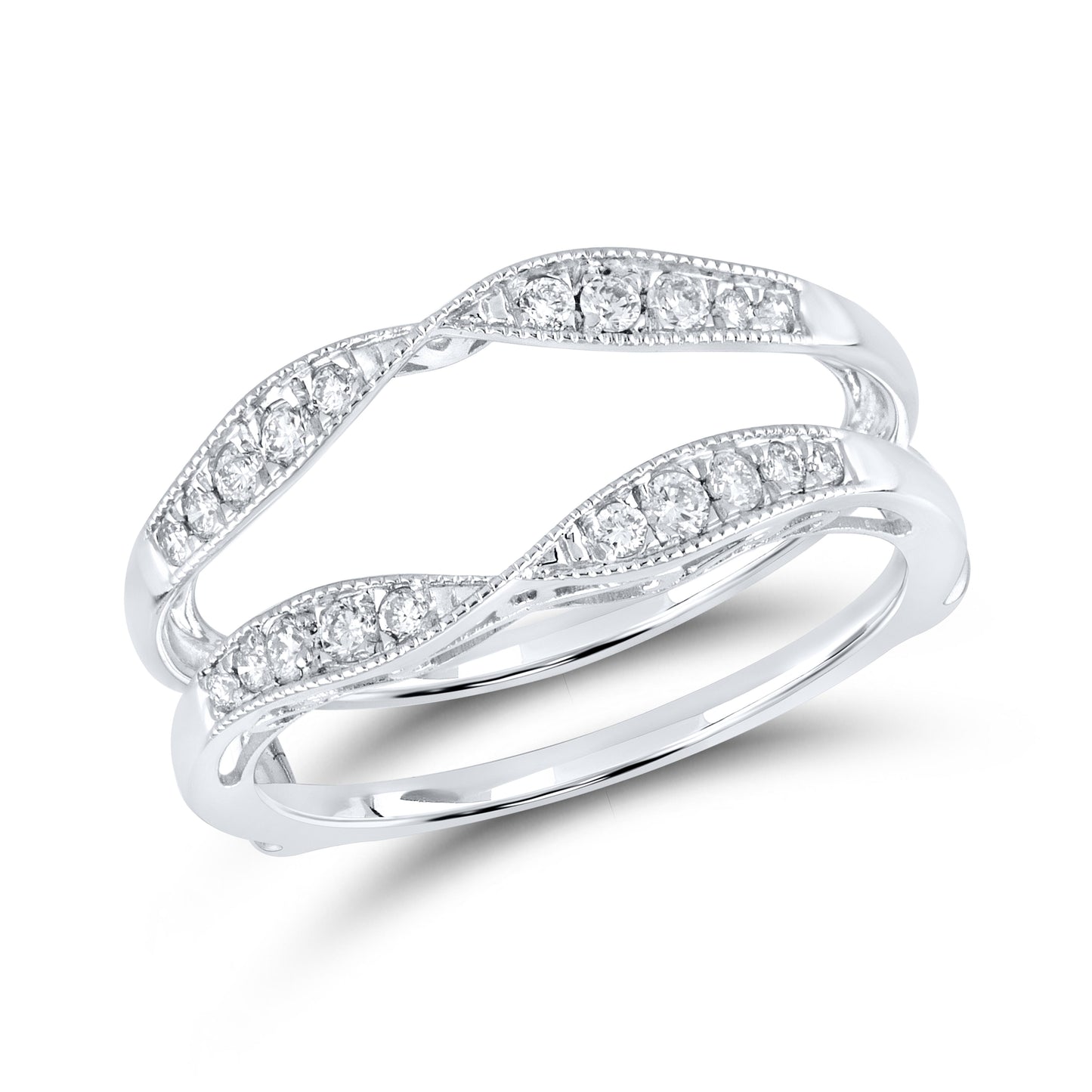 14K WHITE GOLD ENHANCER 0.25 CTW Diamond