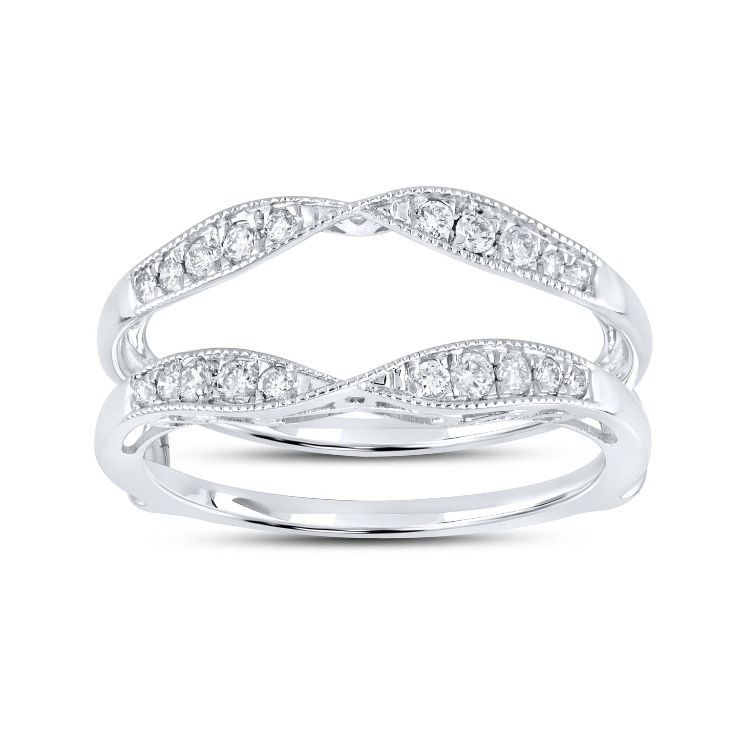 14K WHITE GOLD ENHANCER 0.25 CTW Diamond