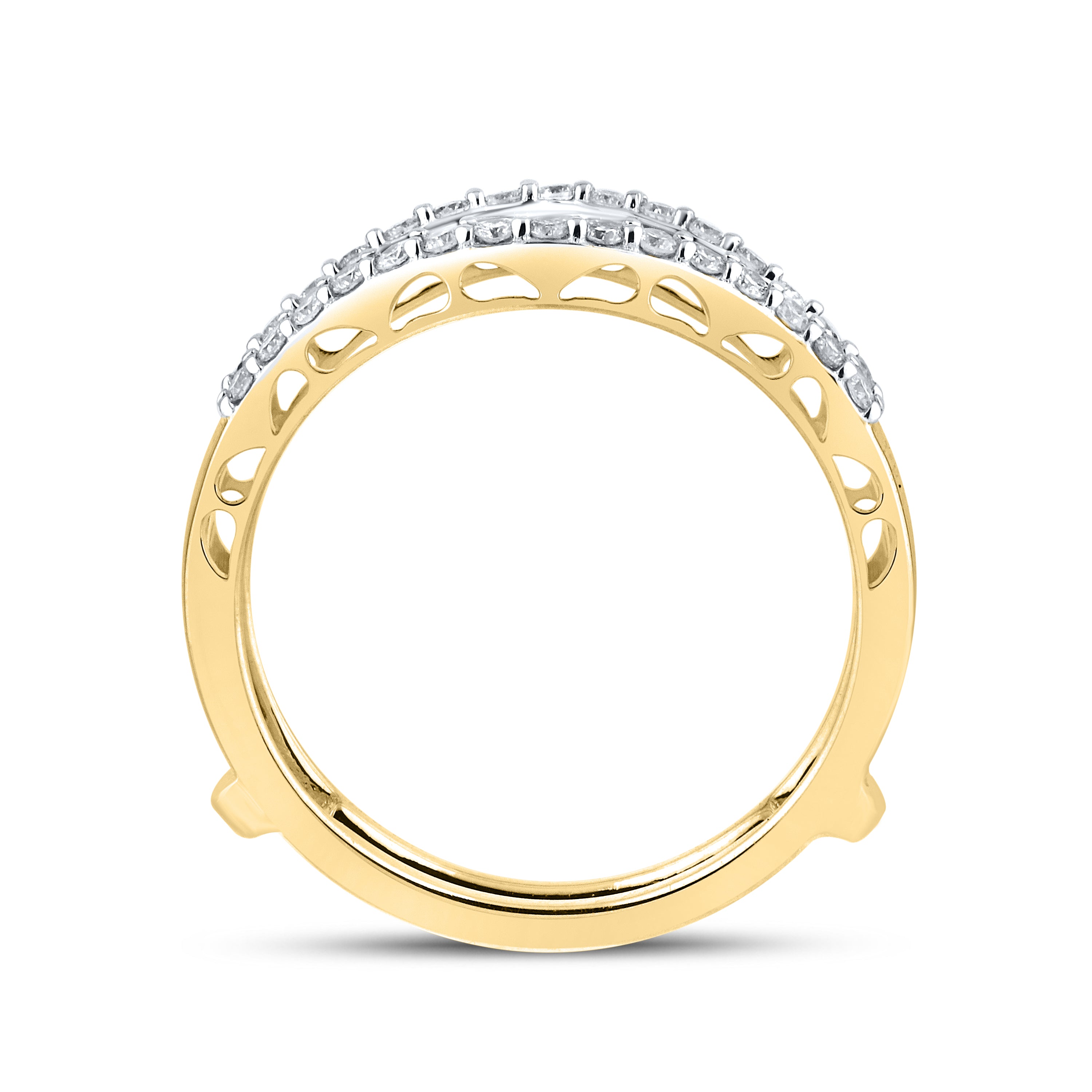 14KT YELLOW GOLD ENHANCER 0.29 CTW