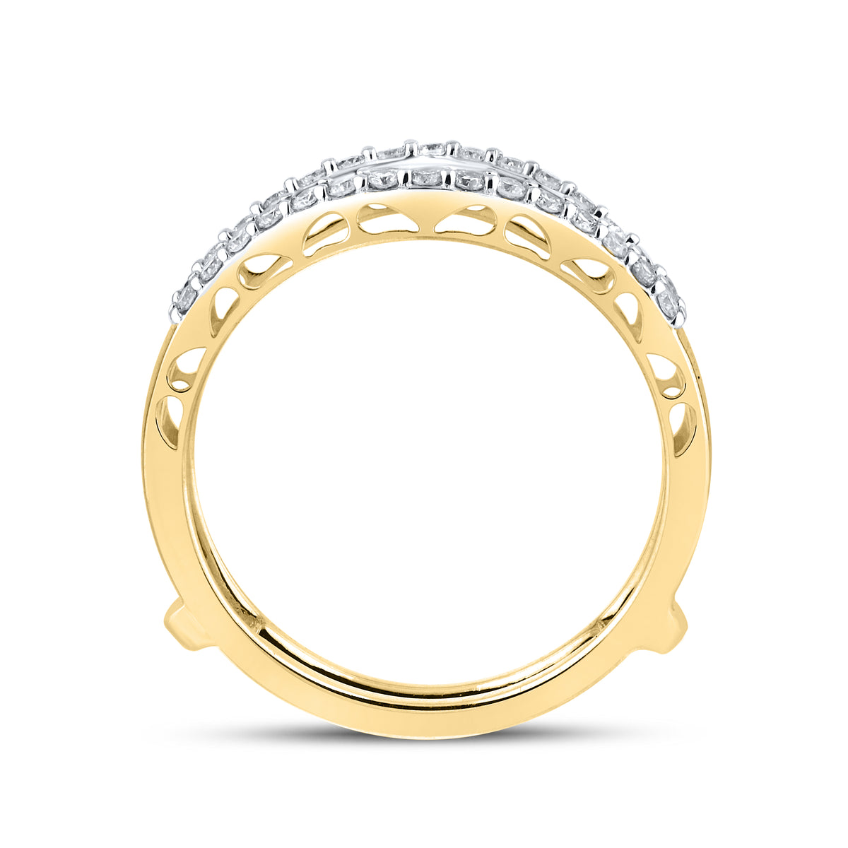 14KT YELLOW GOLD ENHANCER 0.29 CTW