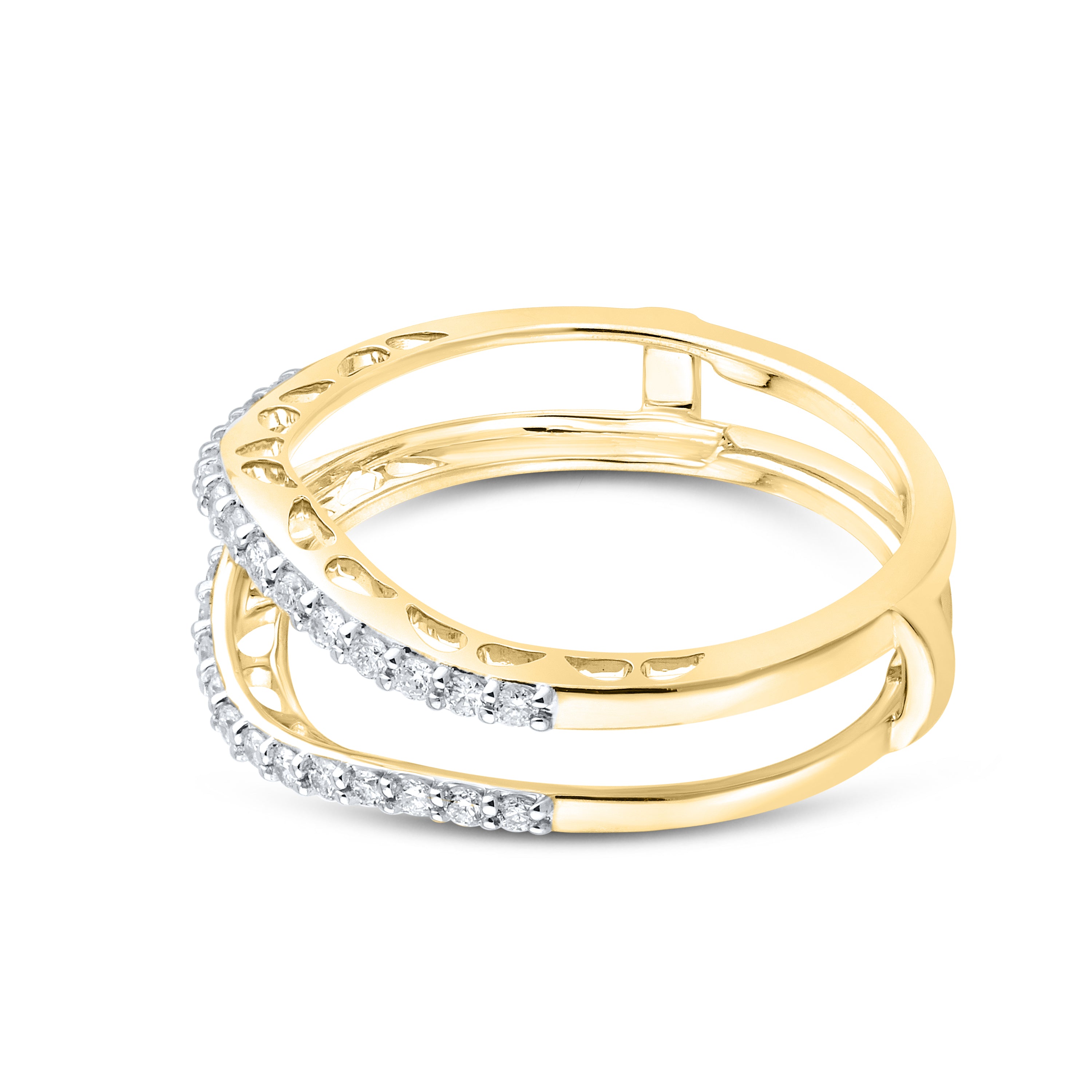 14KT YELLOW GOLD ENHANCER 0.29 CTW