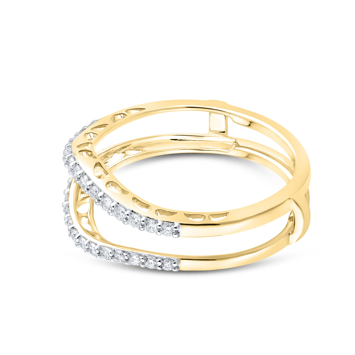 14KT YELLOW GOLD ENHANCER 0.29 CTW