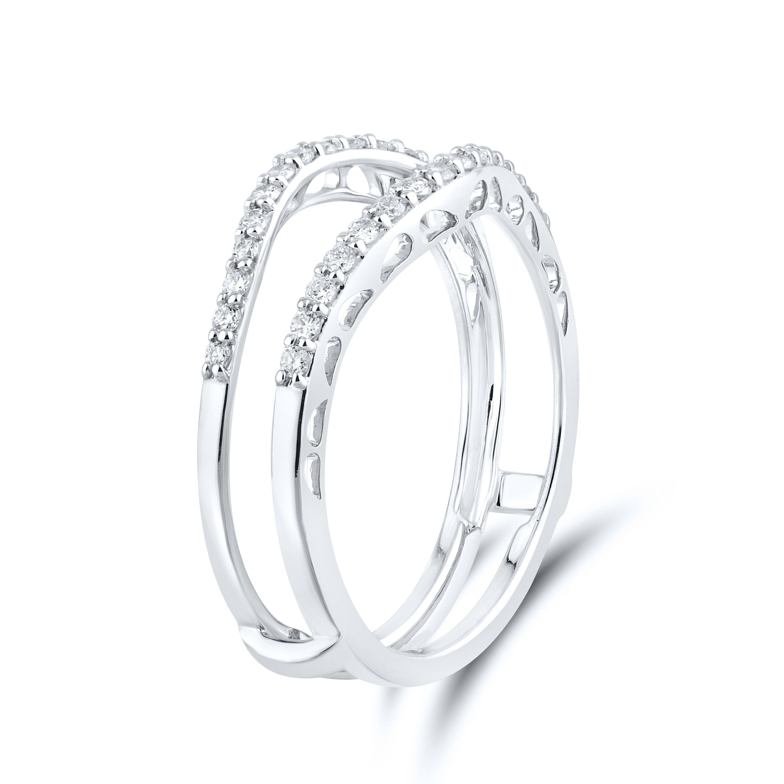 14KT WHITE GOLD ENHANCER 0.29 CTW