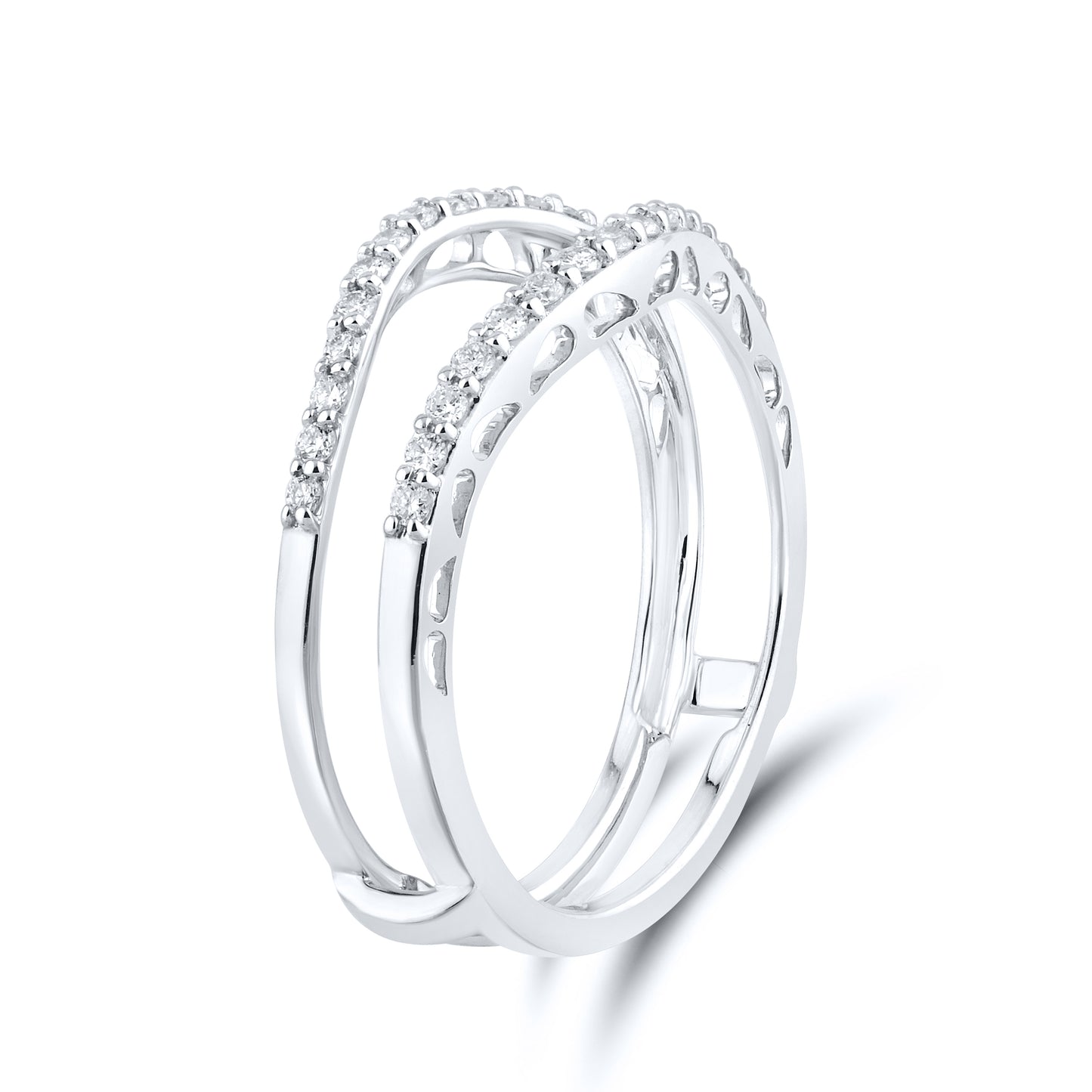 14KT WHITE GOLD ENHANCER 0.29 CTW