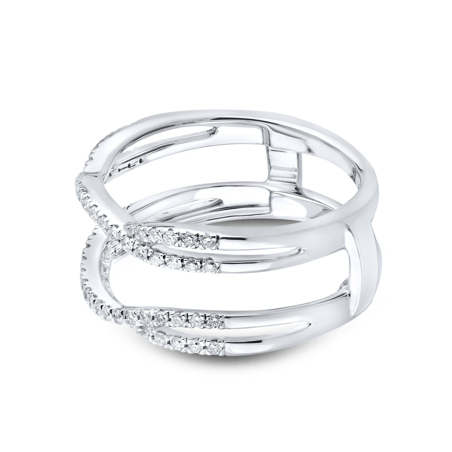 10K WHITE GOLD Natural Diamond ENHANCER 0.33 CTW