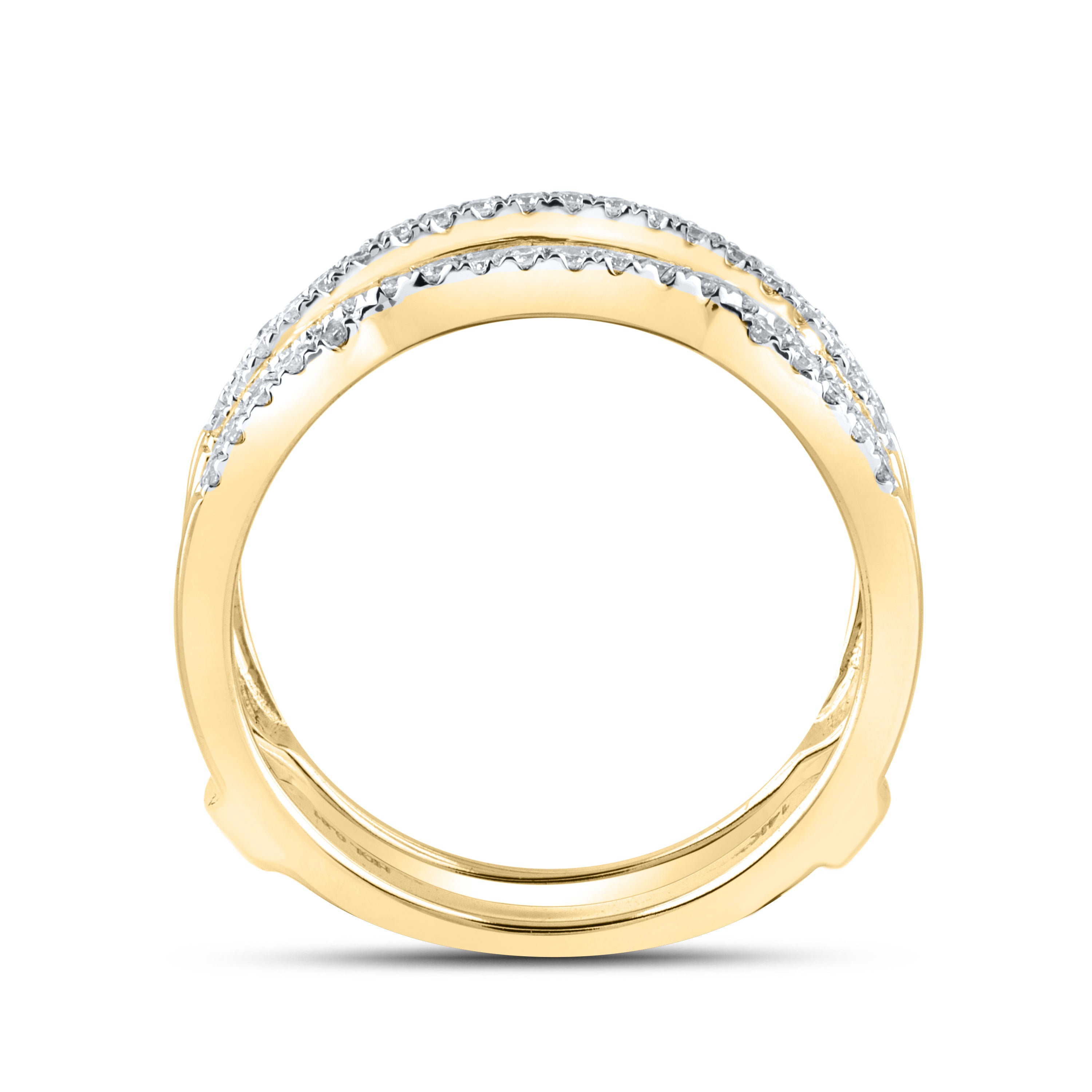 14kt Yellow Gold 0.31 ctw Lab Diamond Enhancer
