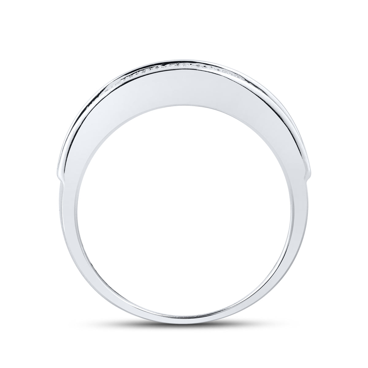 14KT WHITE GOLD 0.27 CTW MEN’S DIAMOND RING