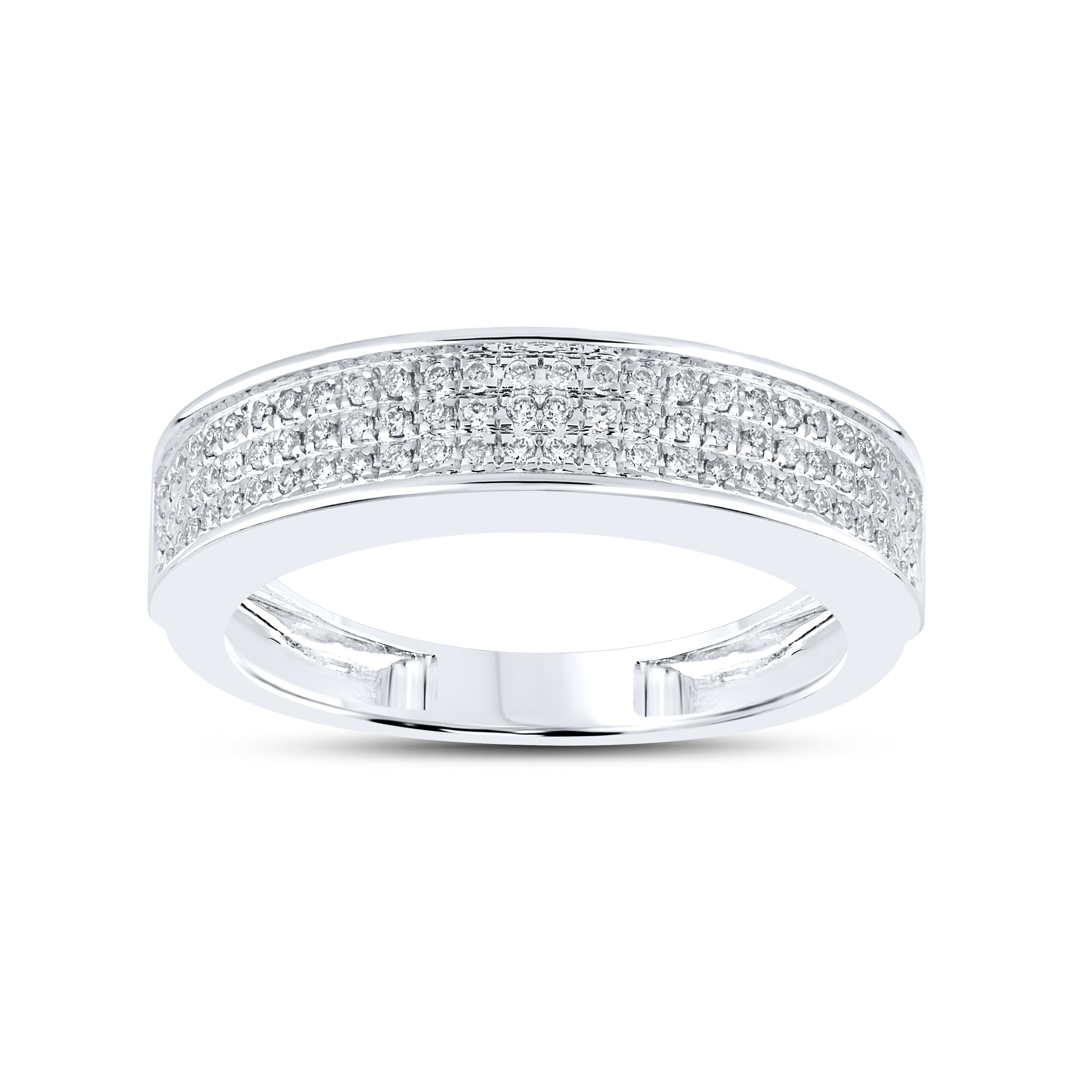 14KT WHITE GOLD 0.27 CTW MEN’S DIAMOND RING