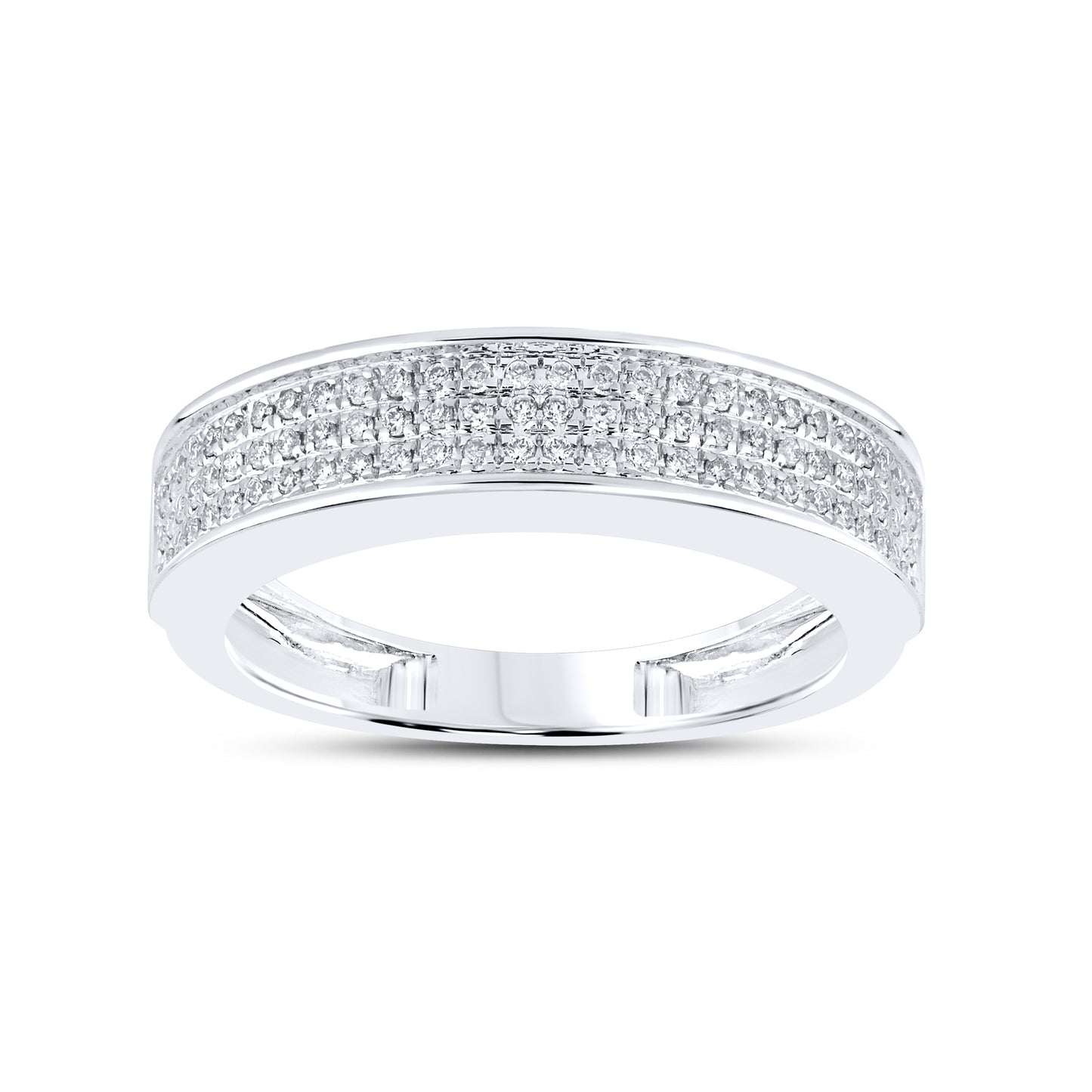 14KT WHITE GOLD 0.27 CTW MEN’S DIAMOND RING