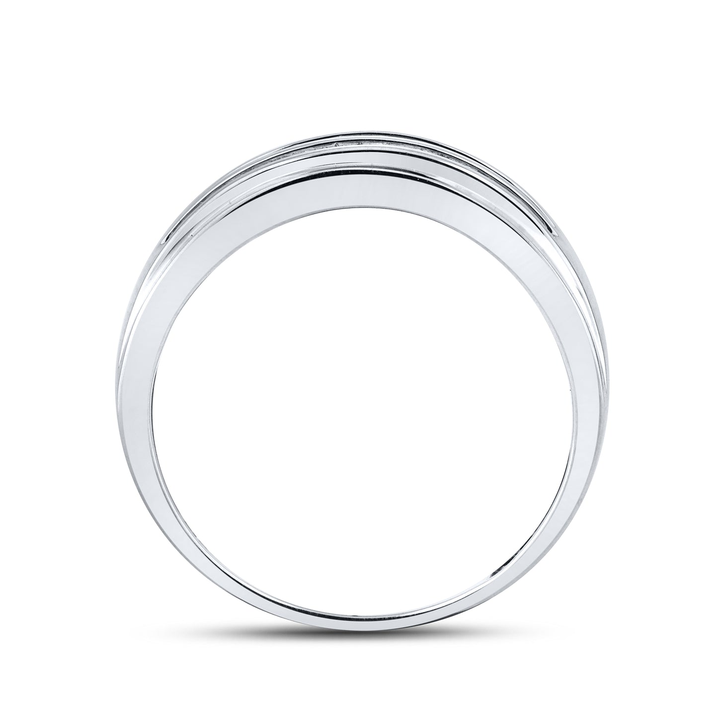 10KT WHITE GOLD 0.26 CTW MEN’S DIAMOND RING