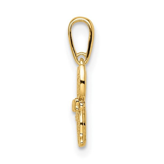 14kt Yellow Gold Madi K CZ Cat Pendant