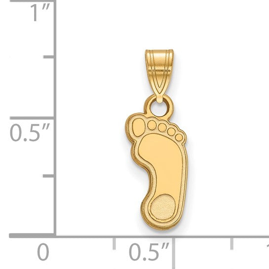 14kt Yellow Gold LogoArt University of North Carolina Tar Heel Small Pendant