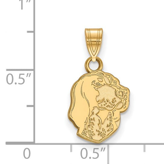 14kt Yellow Gold LogoArt University of Tennessee Smokey Small Pendant
