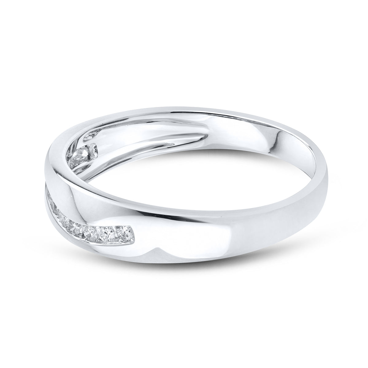 10kt White Gold 0.26 CTW Ladies Natural Diamond band
