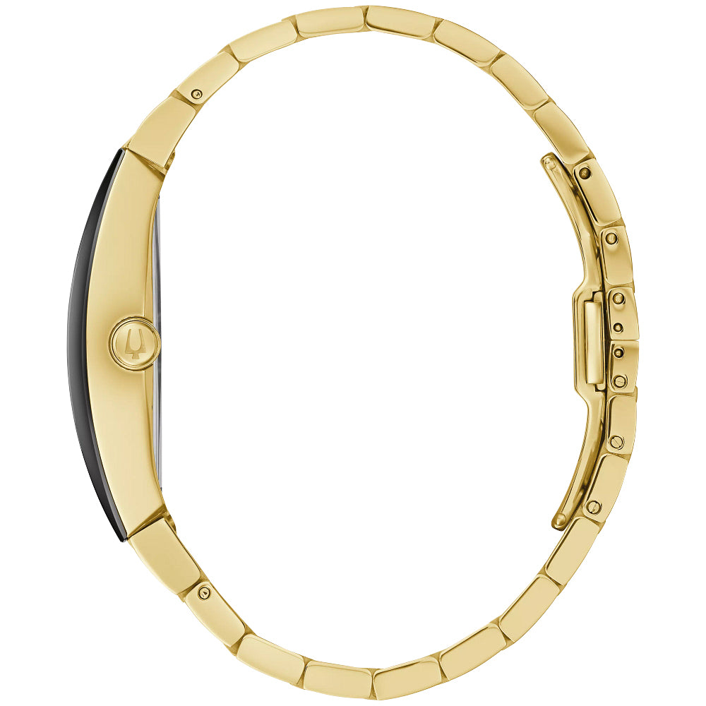 Men's Bulova Large Gemini Futuro Gold-Tone Stainless Steel Bracelet Watch | 40mm | 97A164