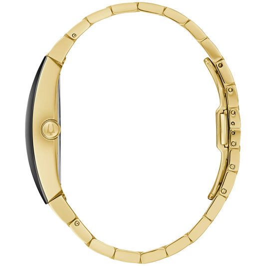 Men's Bulova Large Gemini Futuro Gold-Tone Stainless Steel Bracelet Watch | 40mm