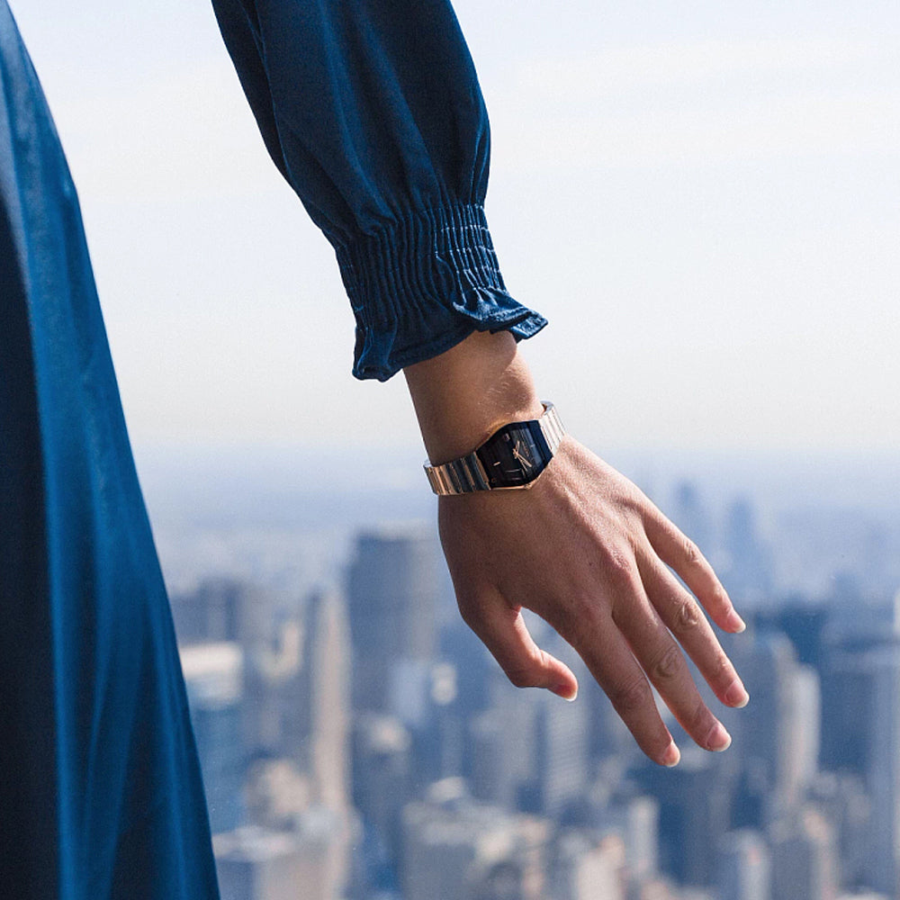 Bulova Futuro Women's Gold Tone Stainless Steel Bracelet Watch - 97L164