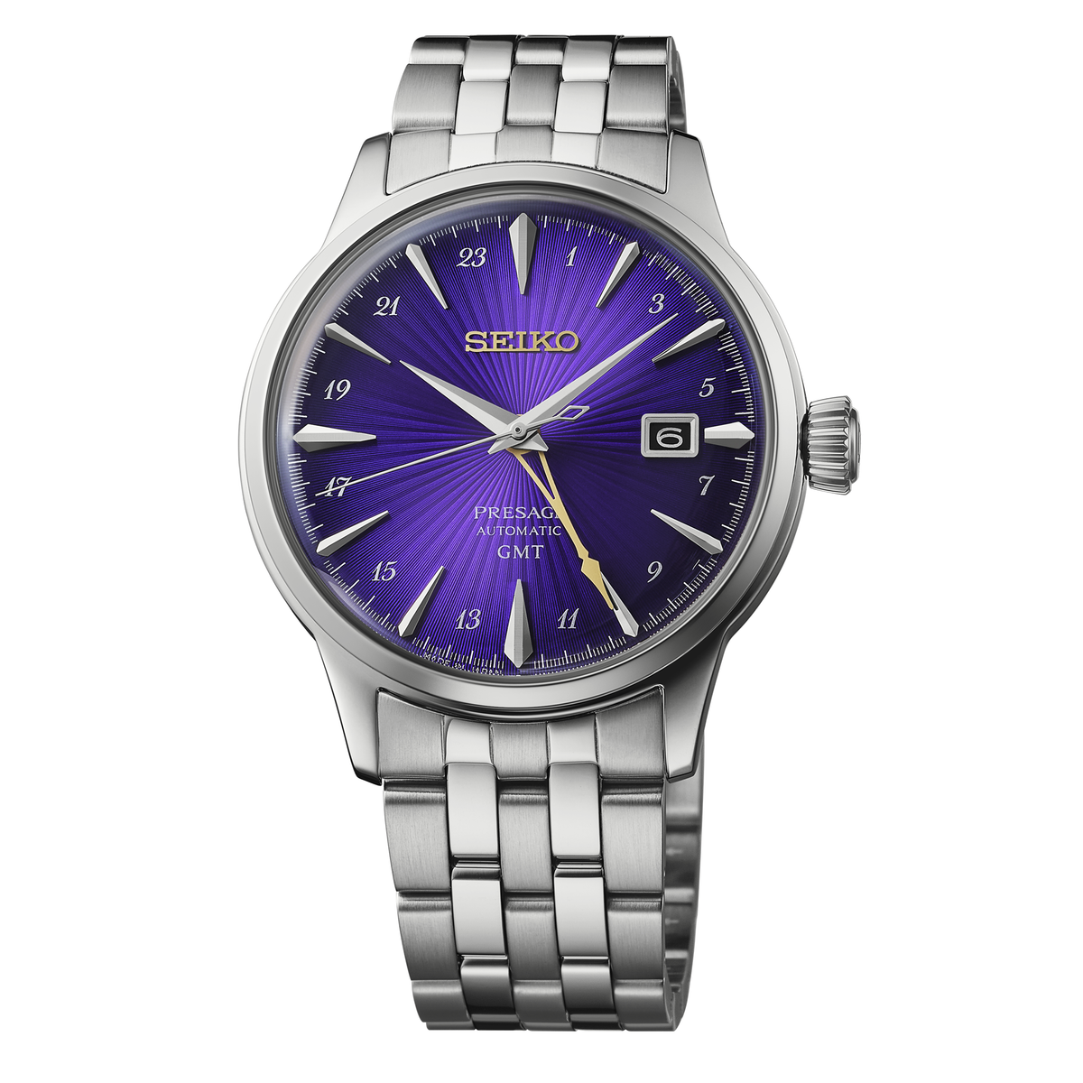 Seiko Presage Cocktail Time GMT “Edo Purple” HCB006
