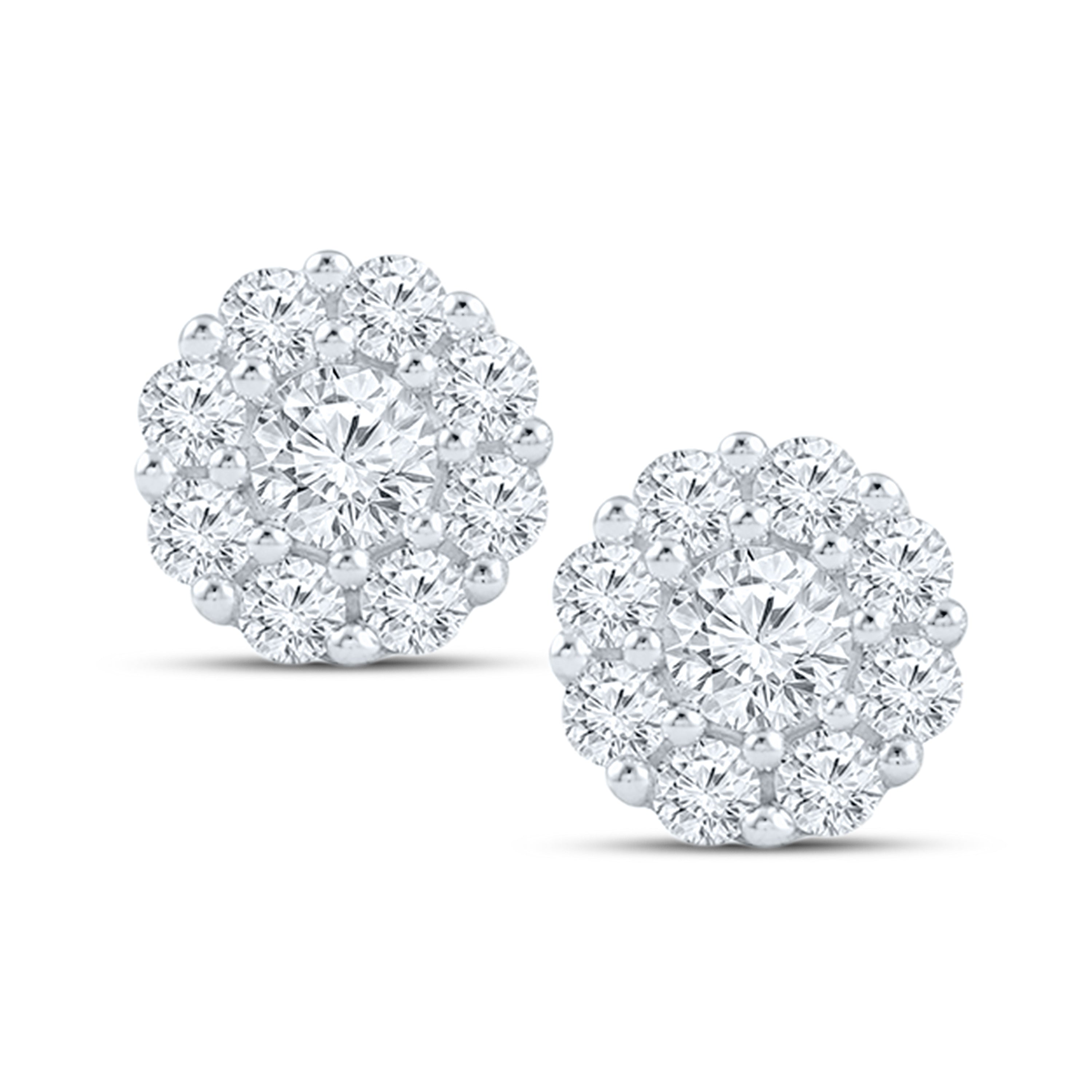 10KT YELLOW GOLD 0.03 CTW Diamond Earrings