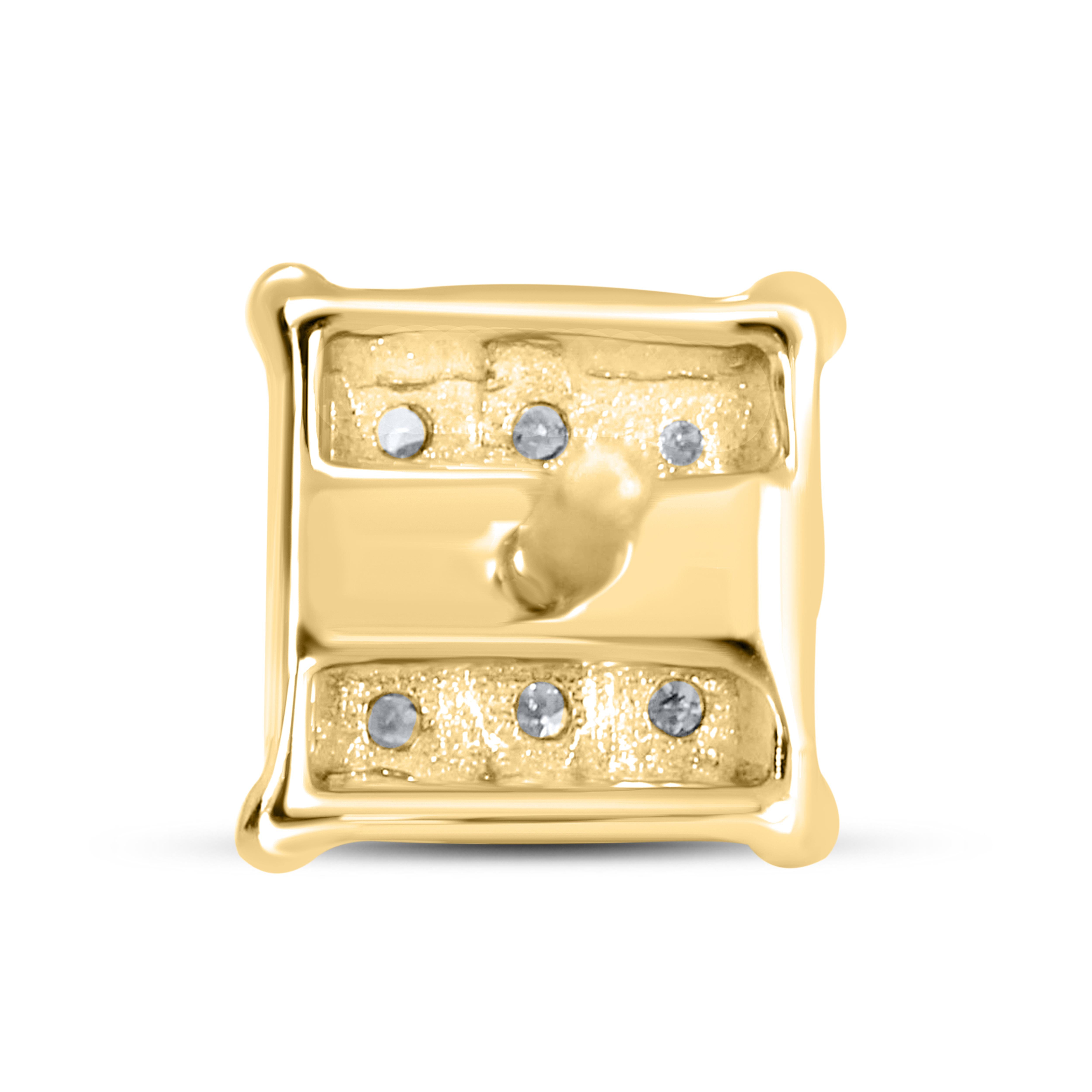 10k Yellow gold 0.05 CTW  Diamond Studs Earrings