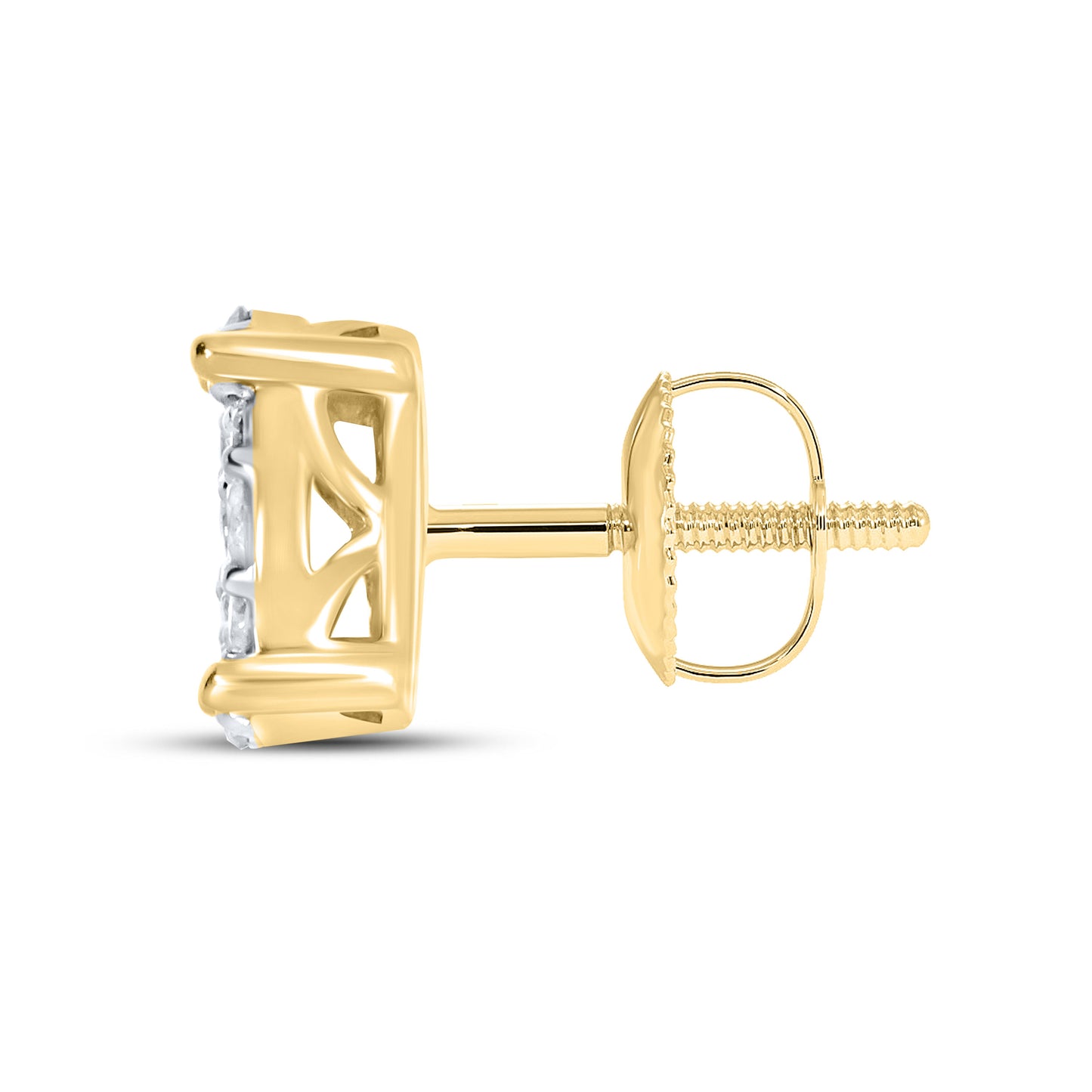 10K YELLOW GOLD 0.49CTS DIAMOND EARRING