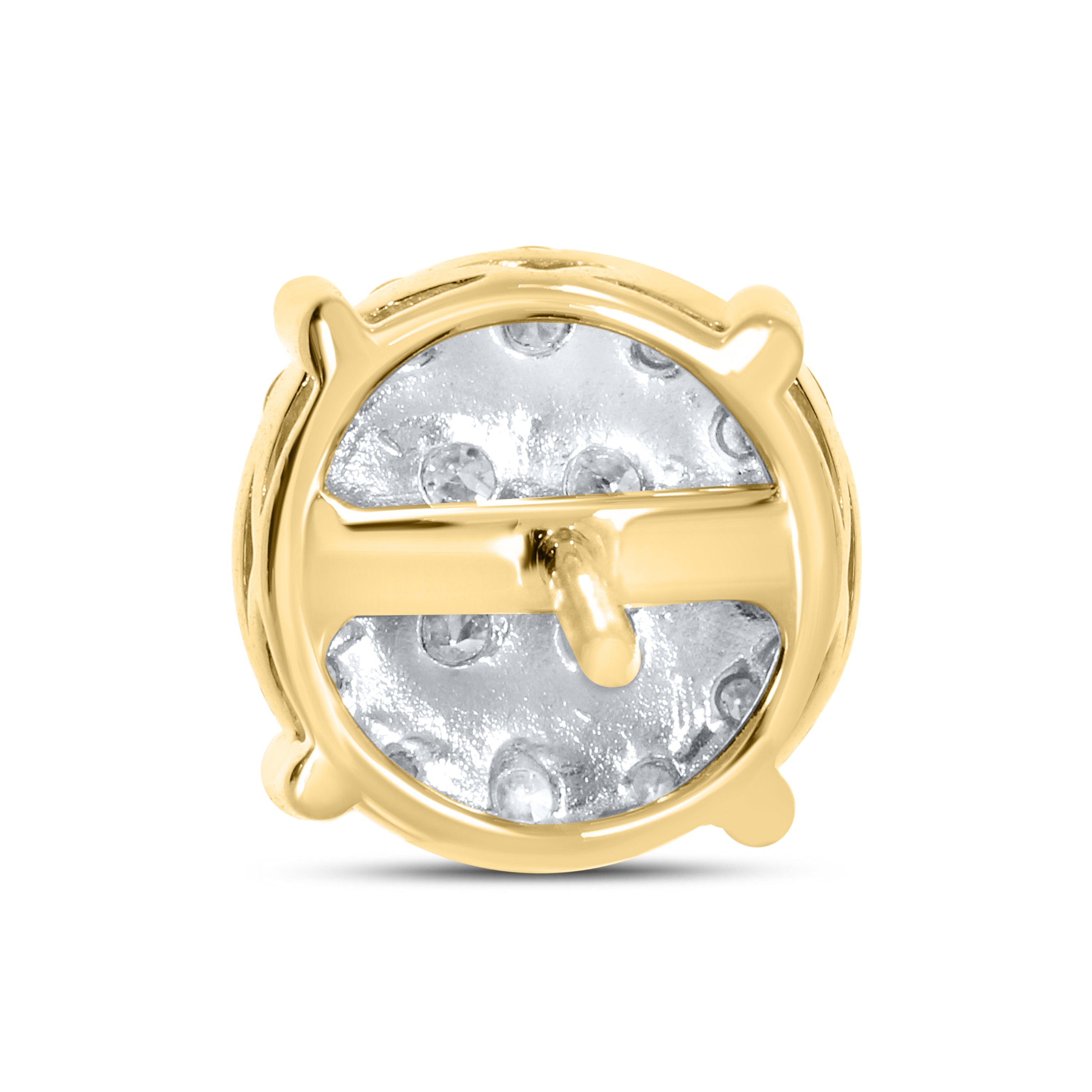 10KT YELLOW GOLD 0.76 CTW DIAMOND EARRINGS