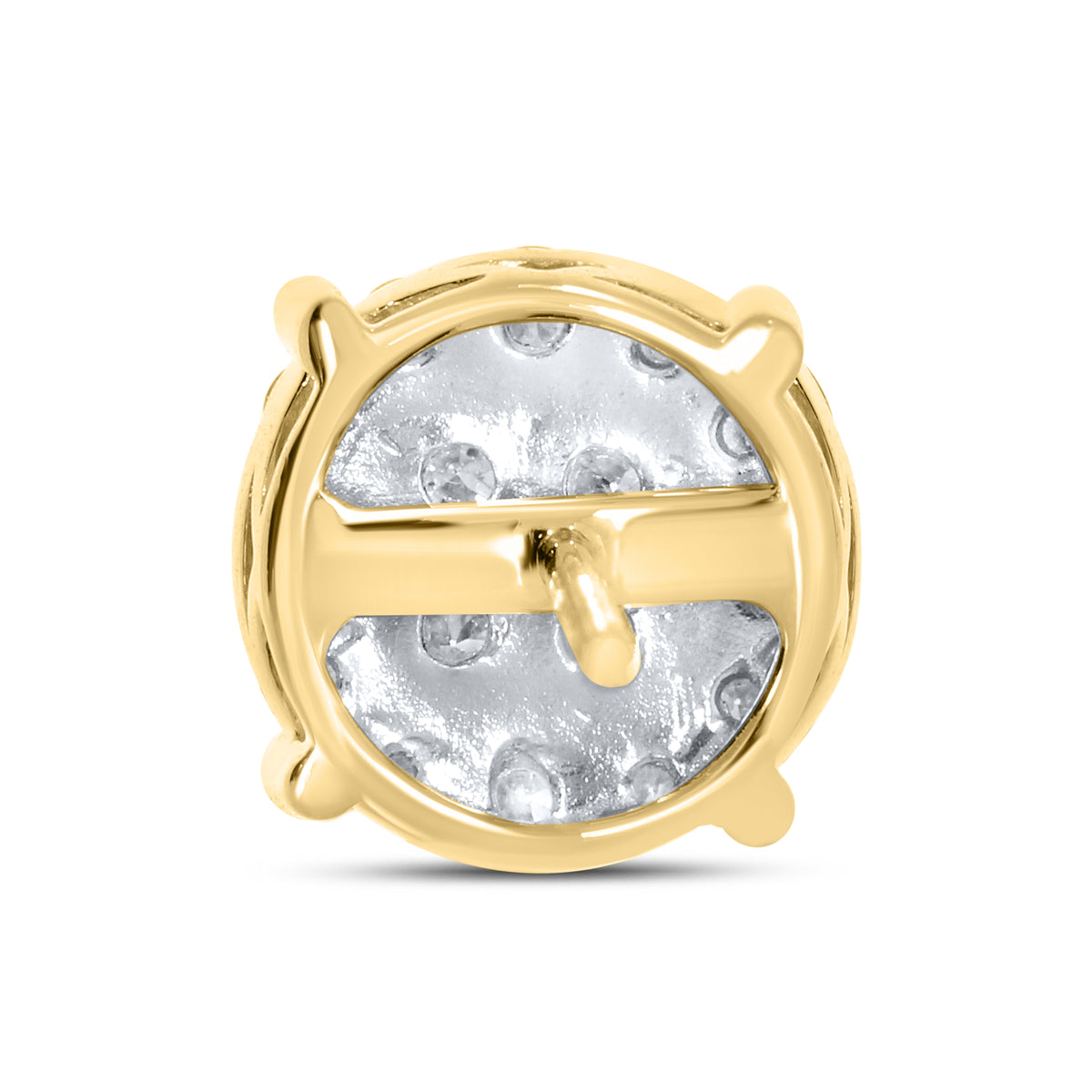 10KT YELLOW GOLD 0.76 CTW DIAMOND EARRINGS