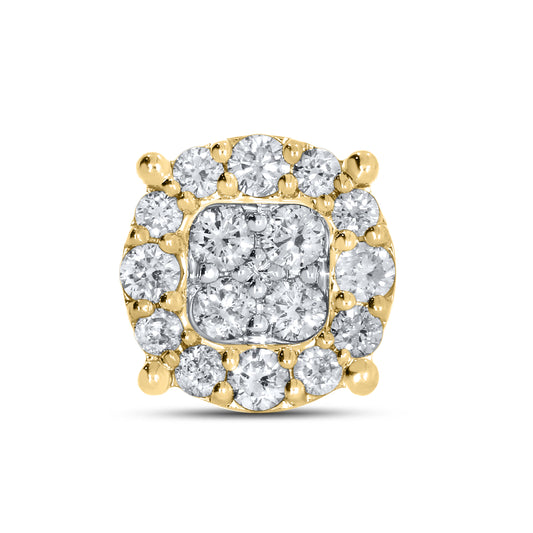 10KT YELLOW GOLD 0.76 CTW DIAMOND EARRINGS