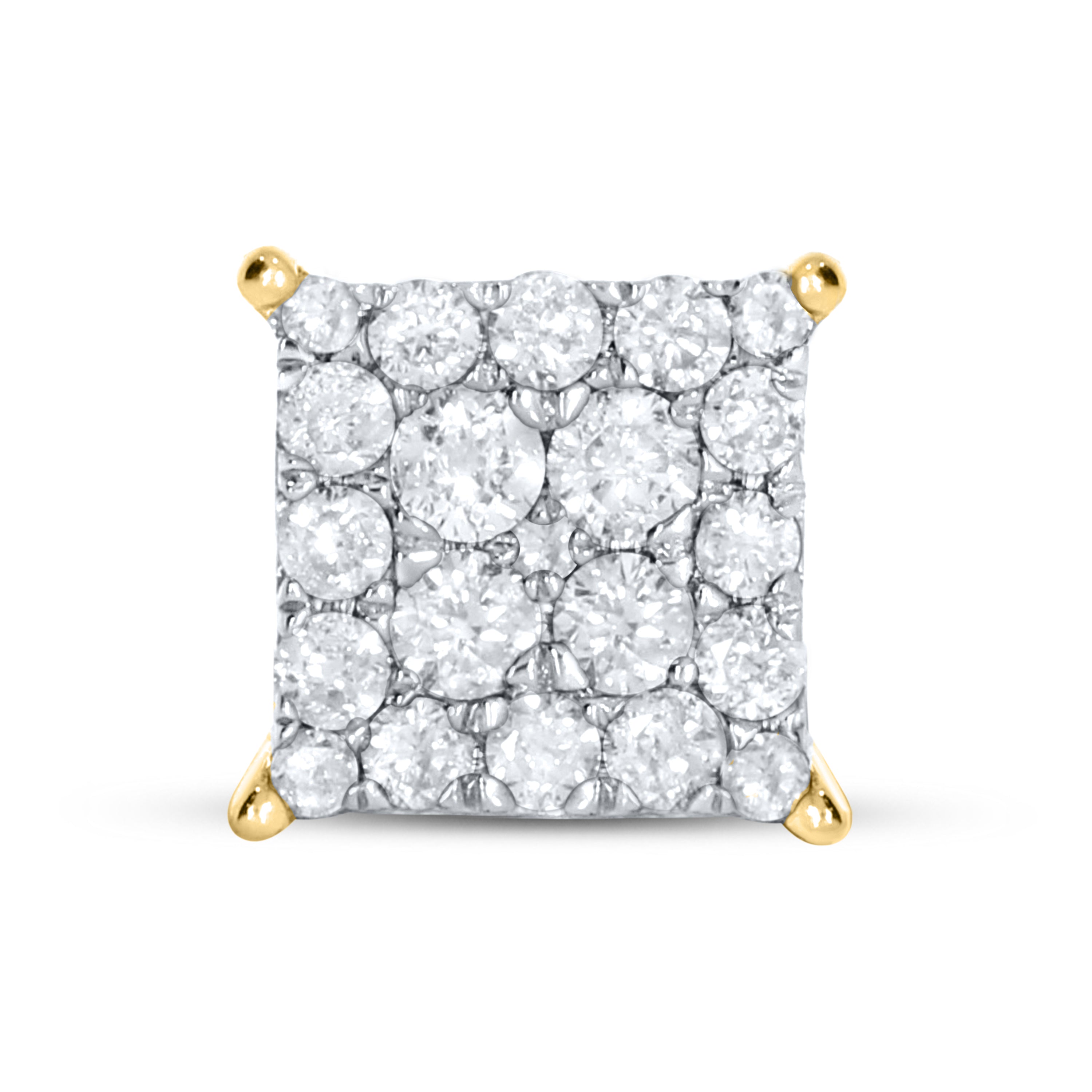 10Kt Yellow Gold 0.25 ctw Diamond Earrings