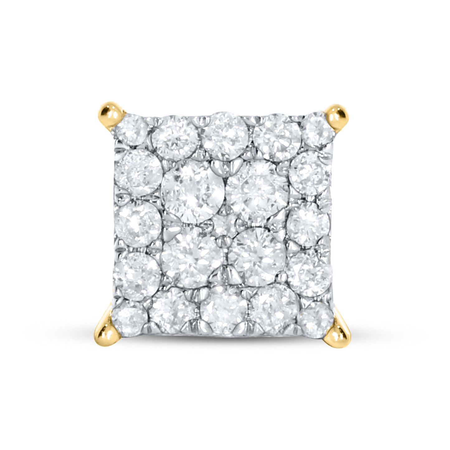 10Kt Yellow Gold 0.25 ctw Diamond Earrings