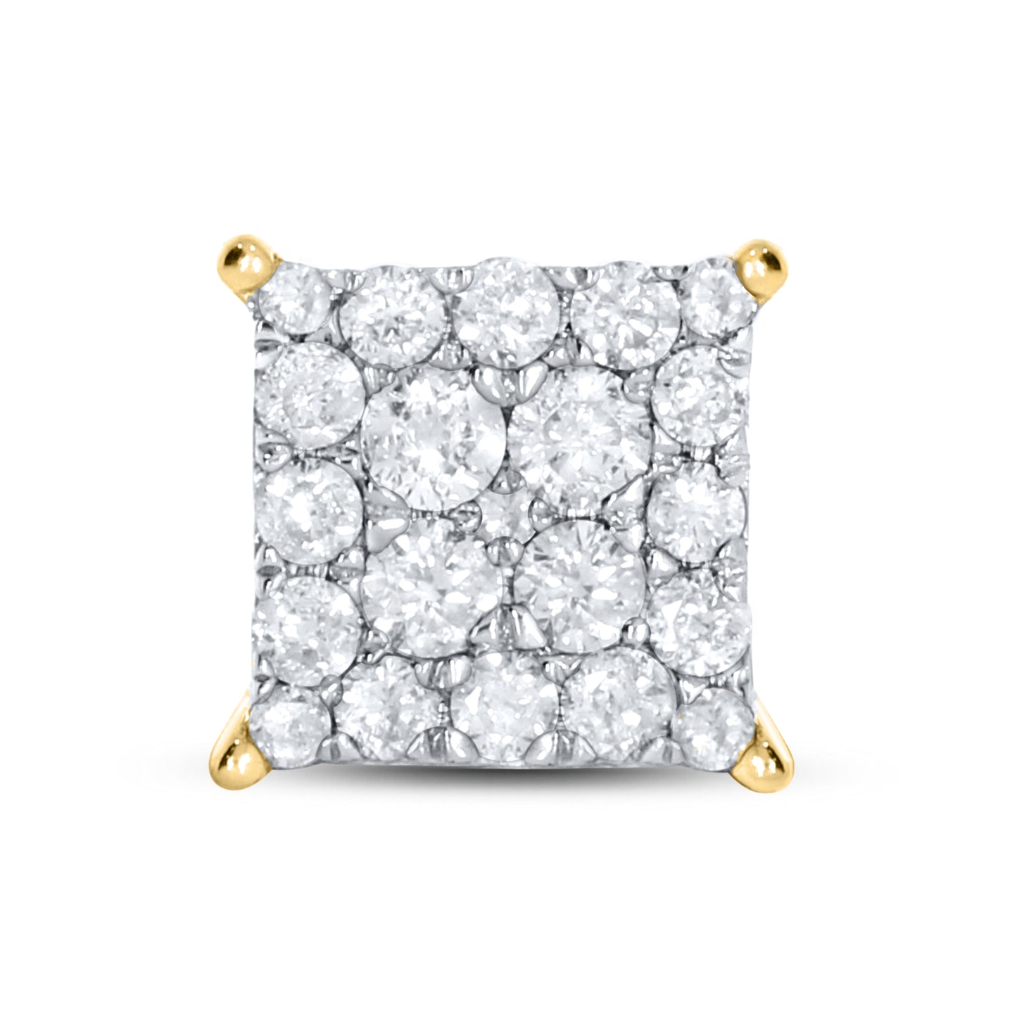 10KT Yellow Gold 0.46 ctw Diamond Earrings