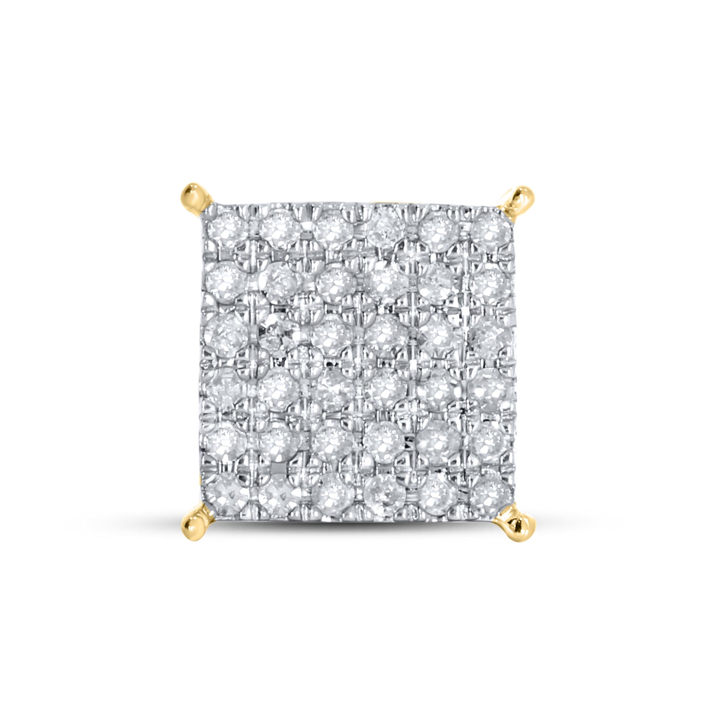 10KT Yellow Gold 0.52 CTW Natural Diamond Earrings