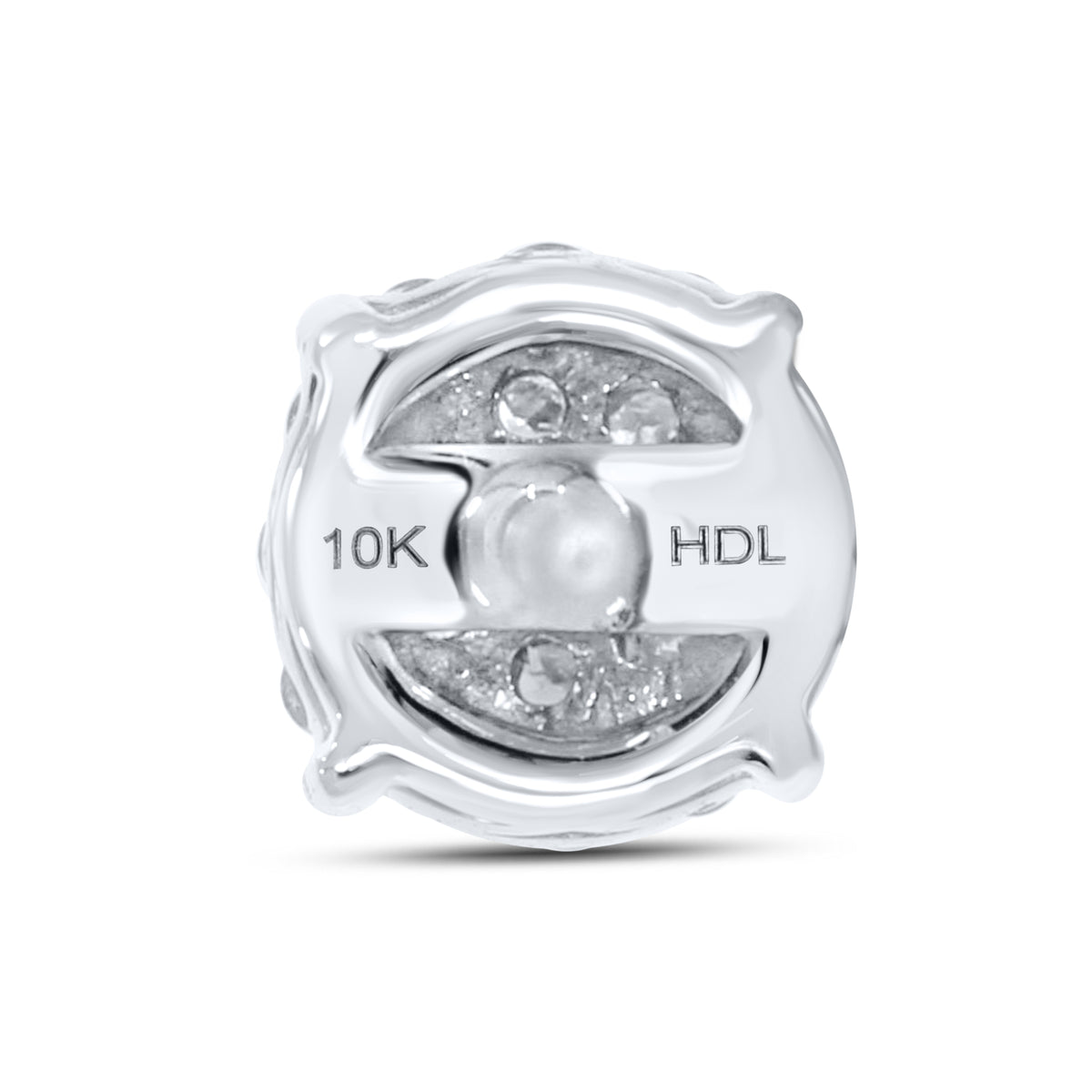 10KT White Gold 0.13 CTW Natural Diamond Earrings