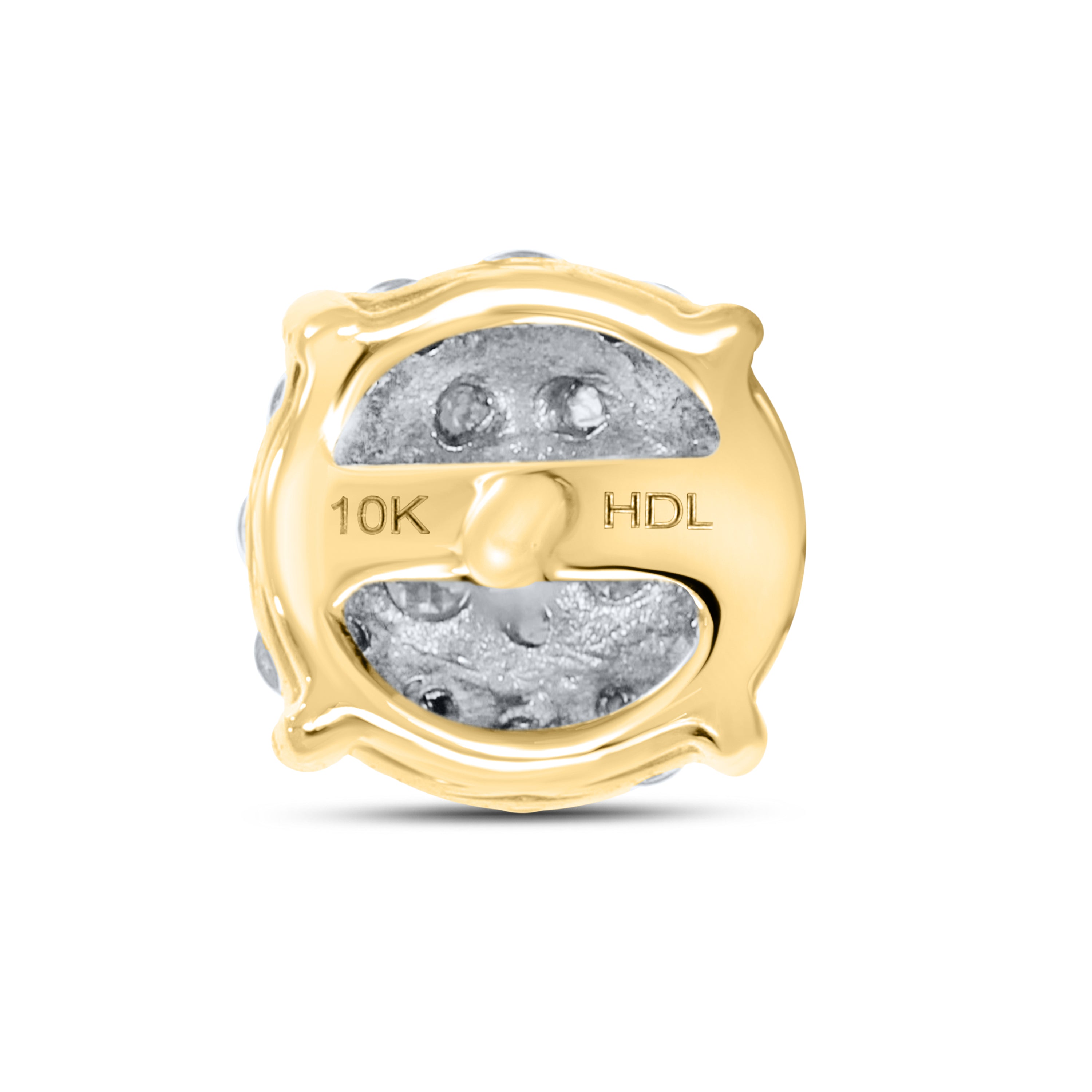 10KT Yellow Gold 0.25 CTW Natural Diamond Earrings