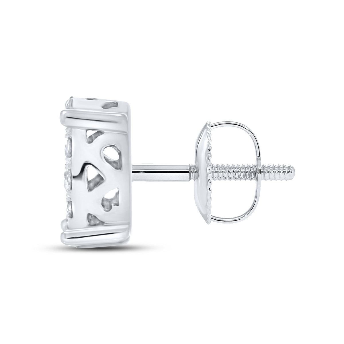 10Kt White Gold 0.43 ctw Diamond Earrings