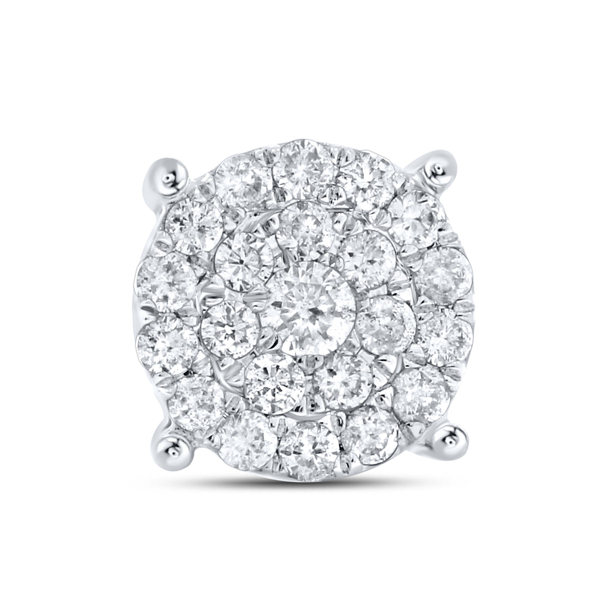 10Kt White Gold 0.43 ctw Diamond Earrings