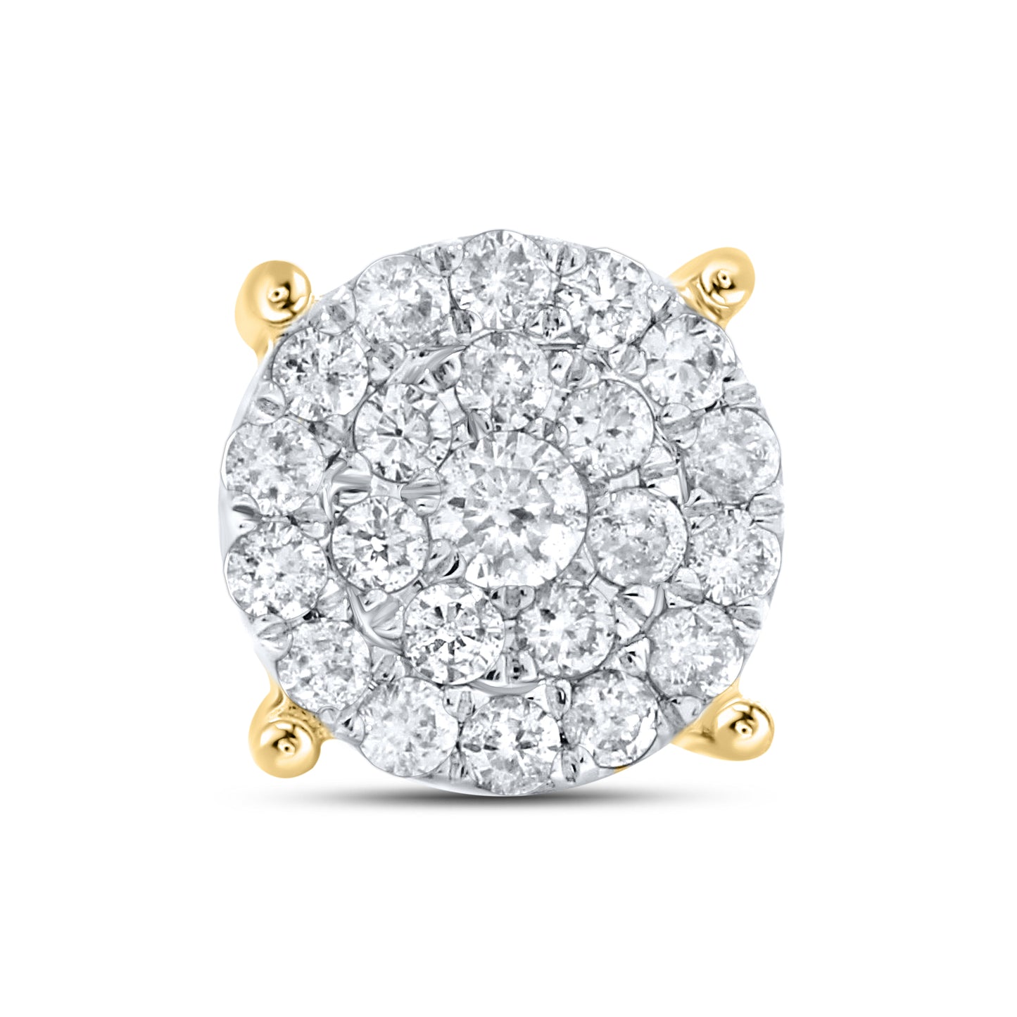 10KT Yellow Gold 0.42 CTW Diamond Earrings