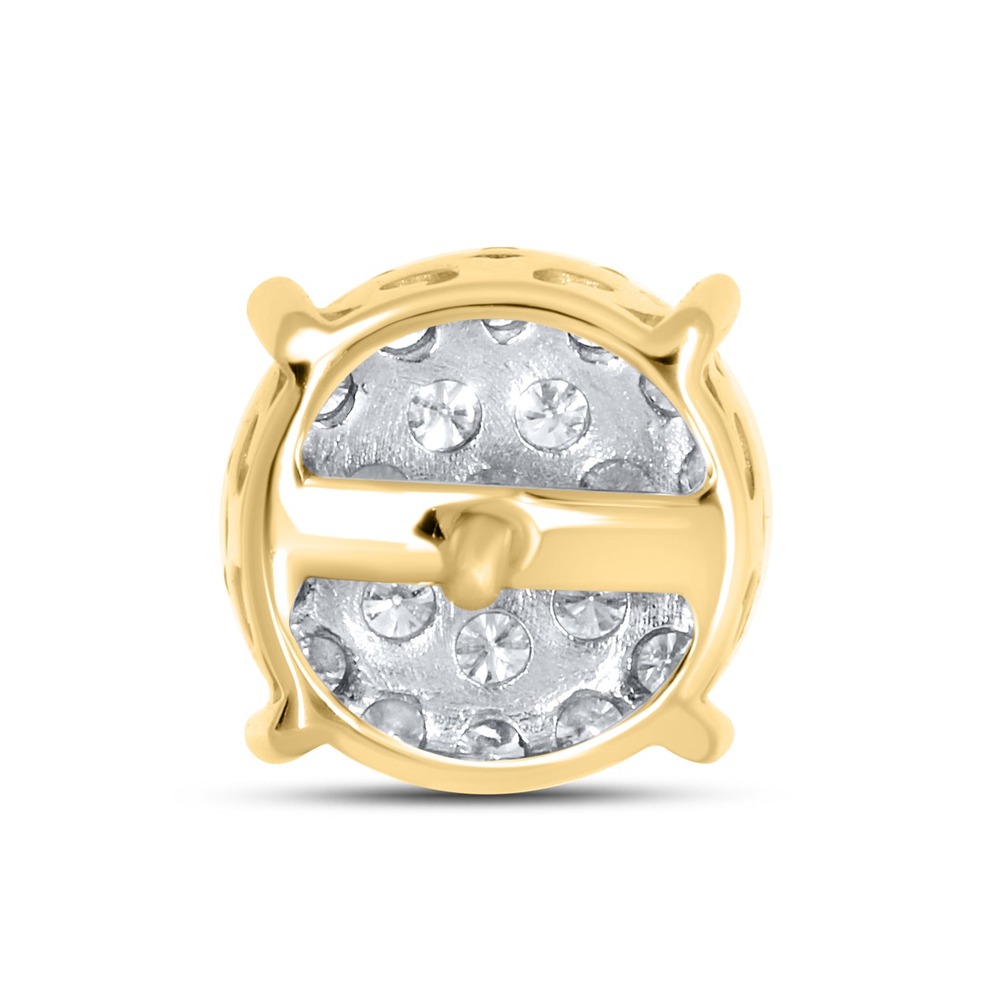 10KT YELLOW GOLD 0.72 CTW DIAMOND EARRINGS