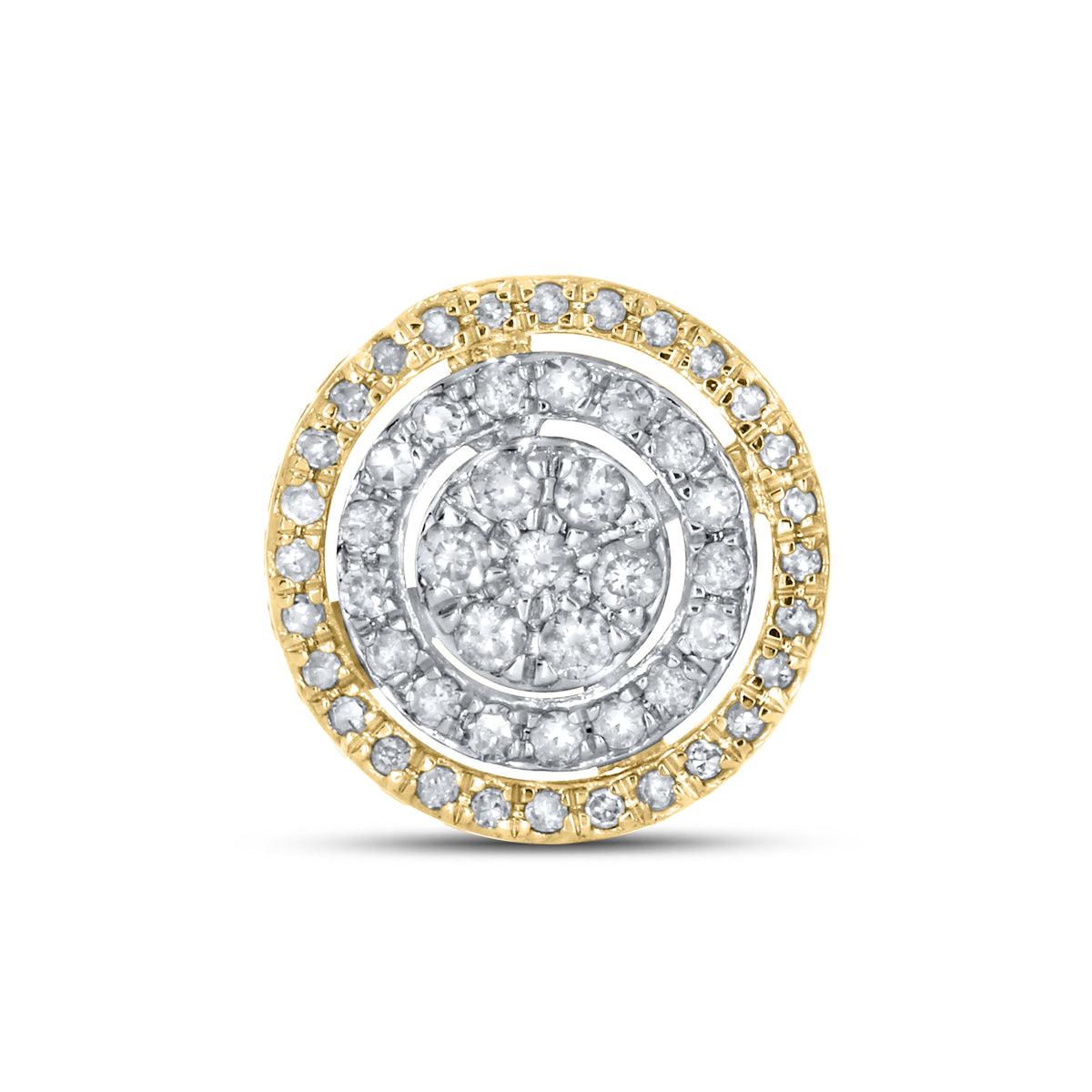 10k Yellow Gold 0.6 ctw Diamond Earrings