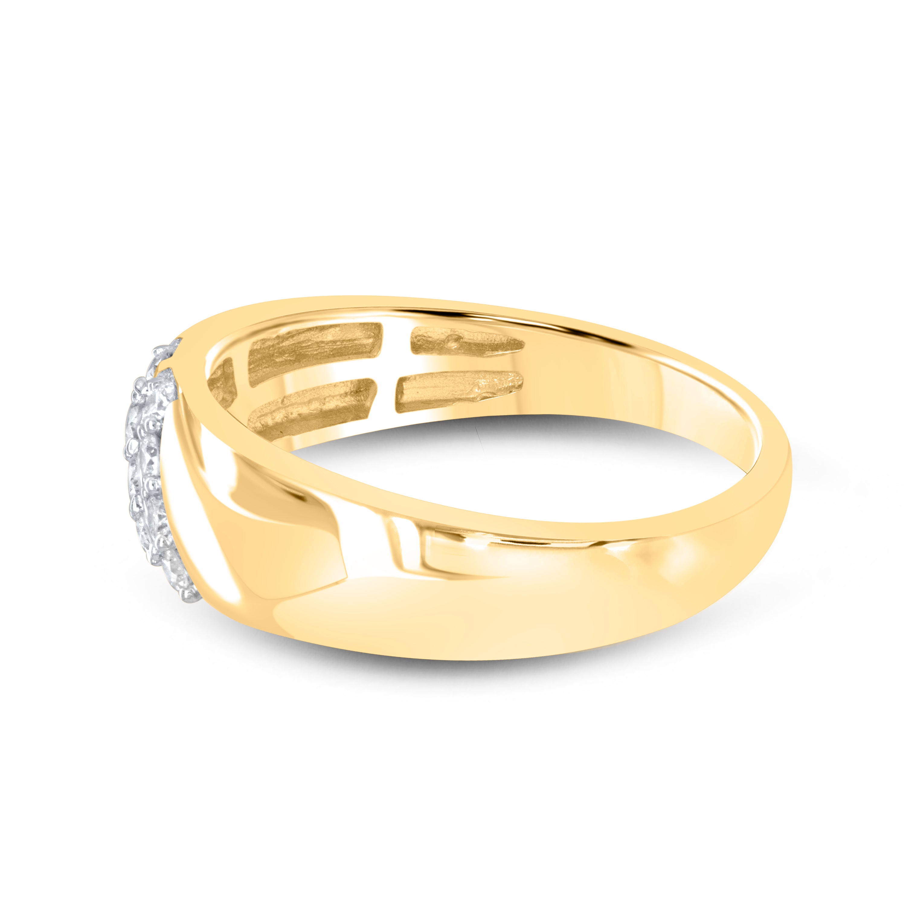 10k Yellow Gold 0.26 CTW Men’s Diamond Band