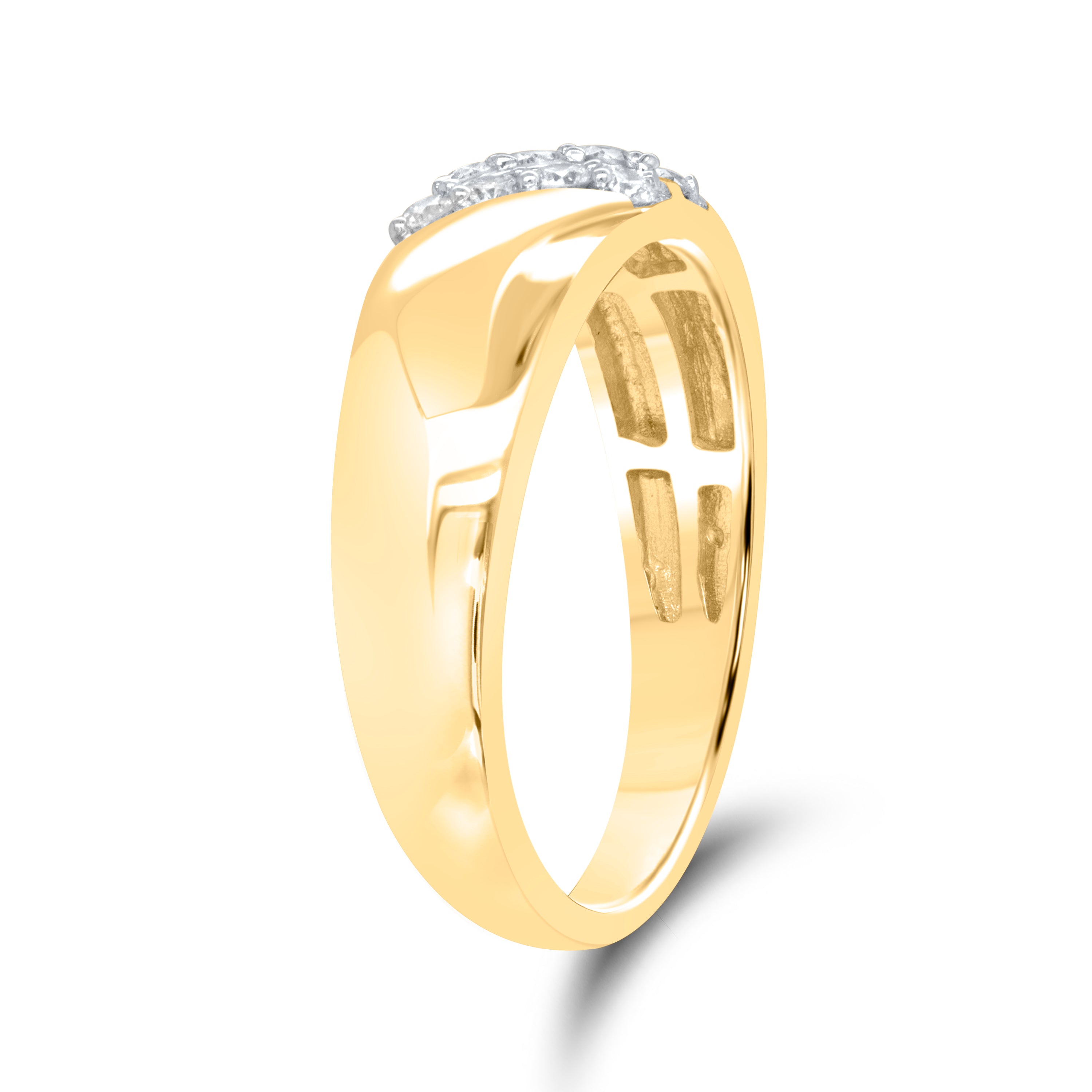10k Yellow Gold 0.26 CTW Men’s Diamond Band