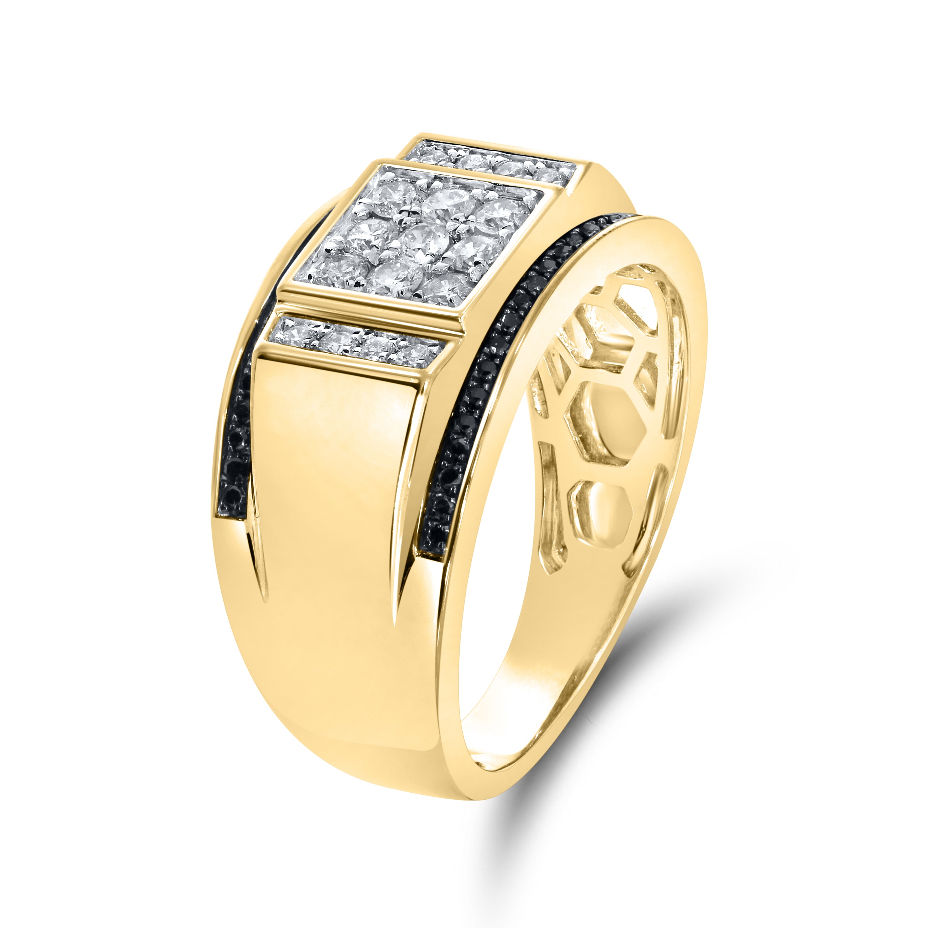 10kt Yellow Gold 0.63 CTW Men’s Diamond Ring