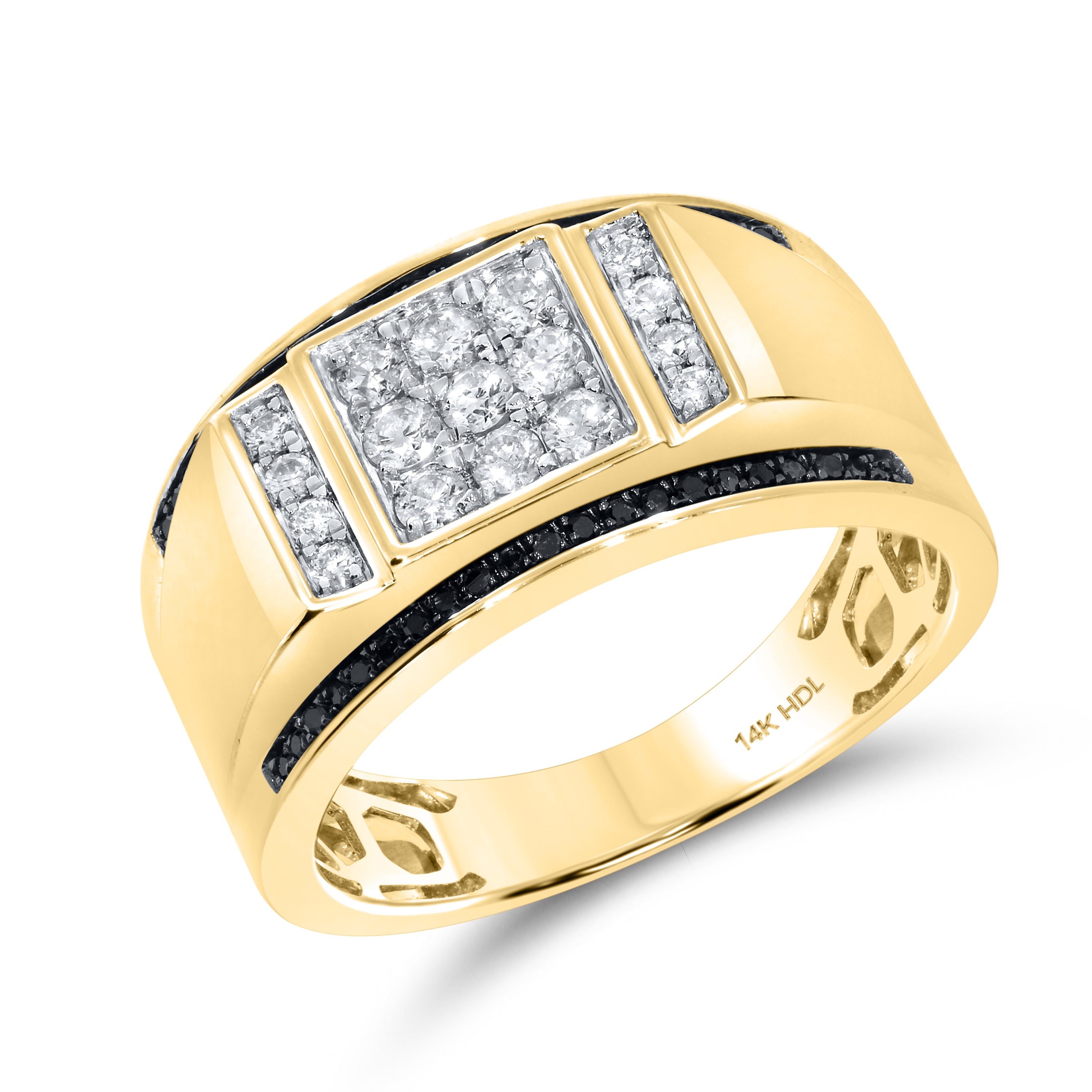 10kt Yellow Gold 0.63 CTW Men’s Diamond Ring