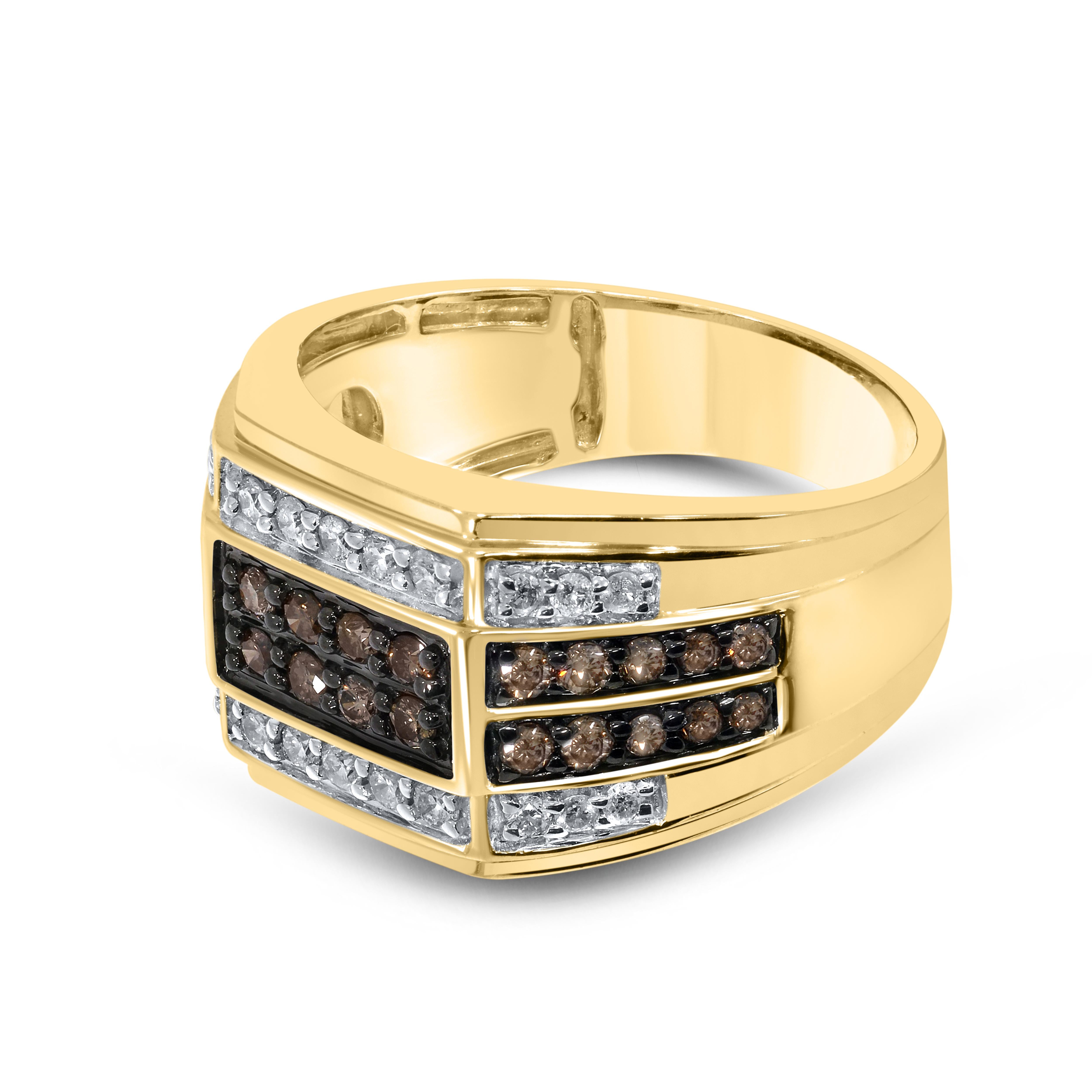 14kt Yellow Gold 1 CTW Natural Diamond Ring