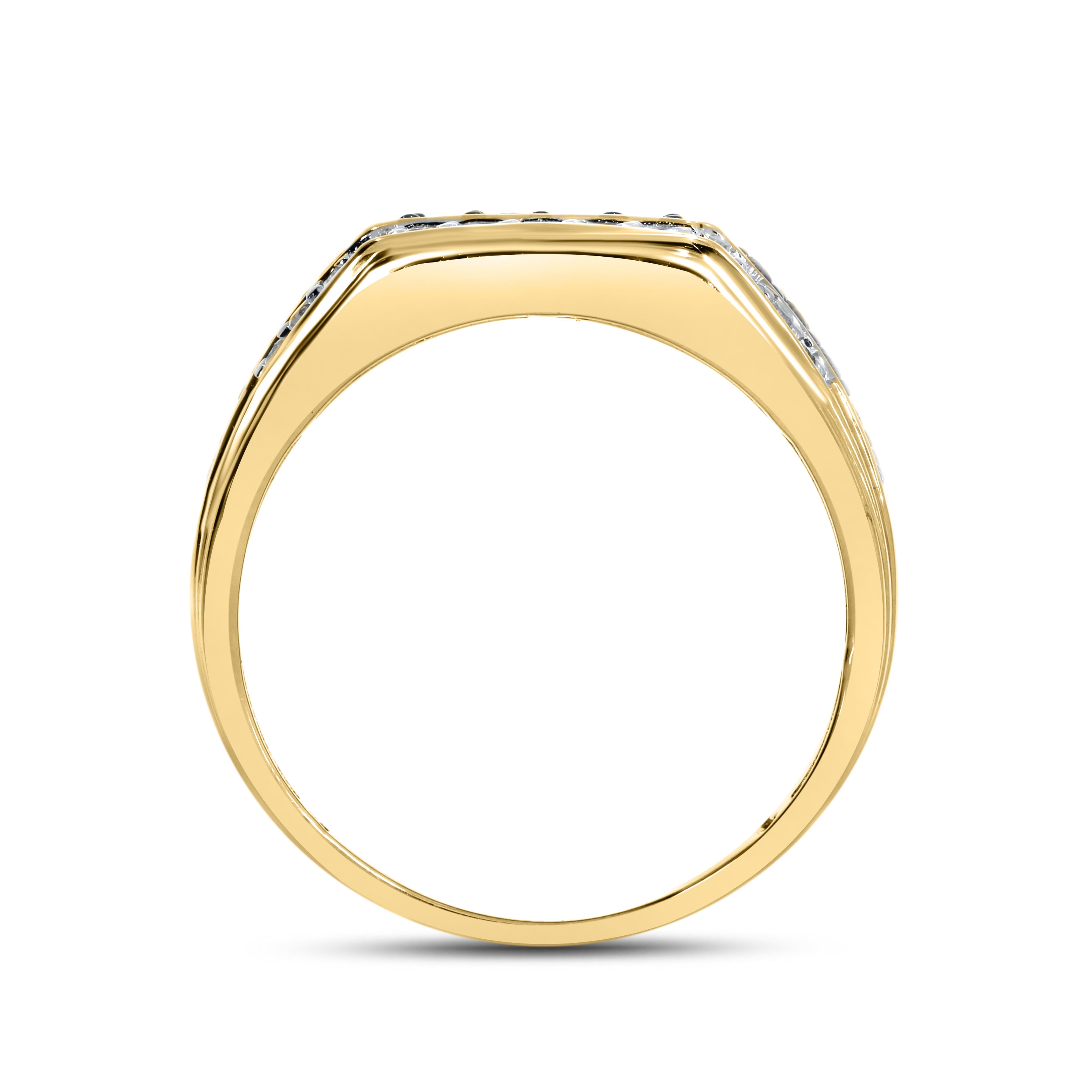 14kt Yellow Gold 1 CTW Natural Diamond Ring
