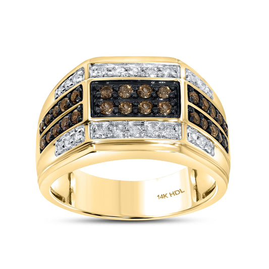 14kt Yellow Gold 1 CTW Natural Diamond Ring