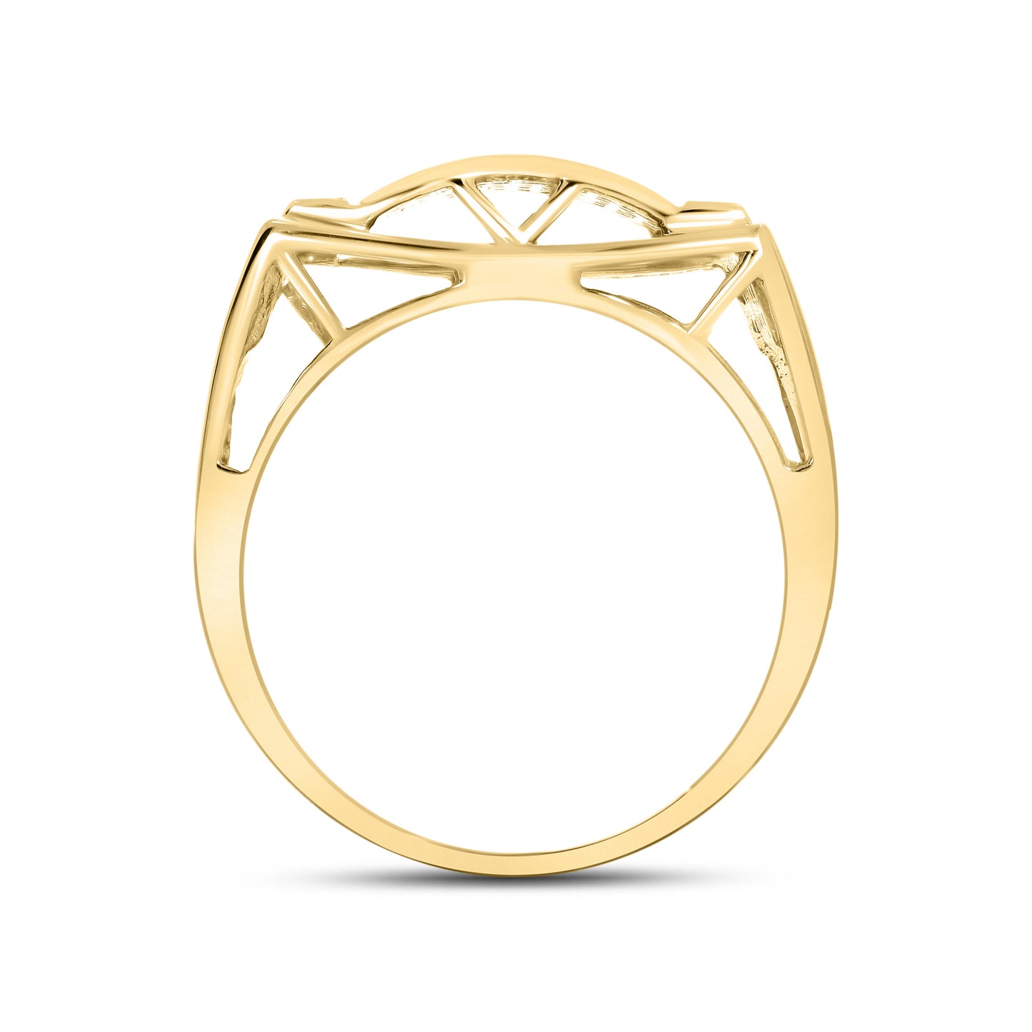 10k YELLOW GOLD 0.67 CTW Men’s Diamond Ring