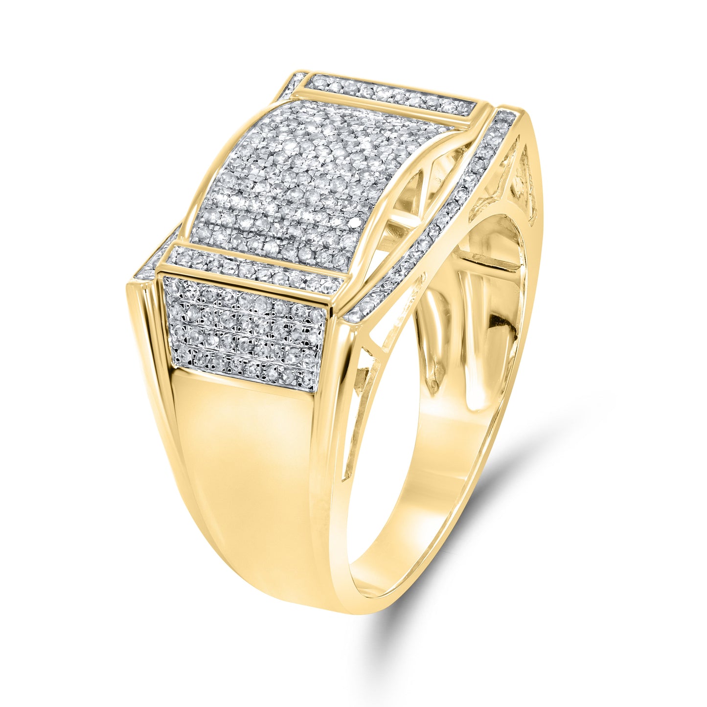 10k YELLOW GOLD 0.67 CTW Men’s Diamond Ring