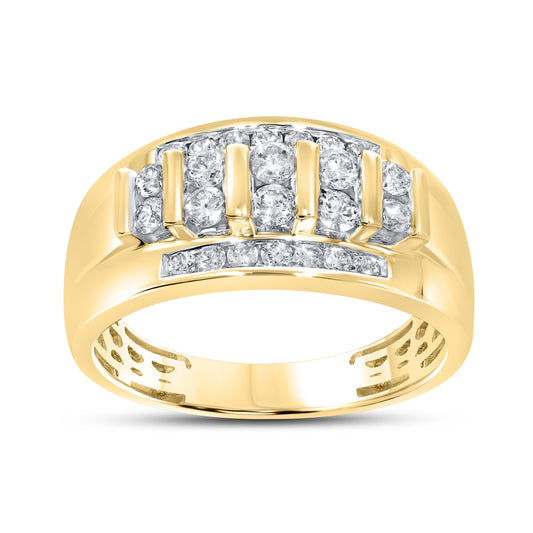 10kt Yellow Gold 0.92 CTW Men’s Diamond Ring