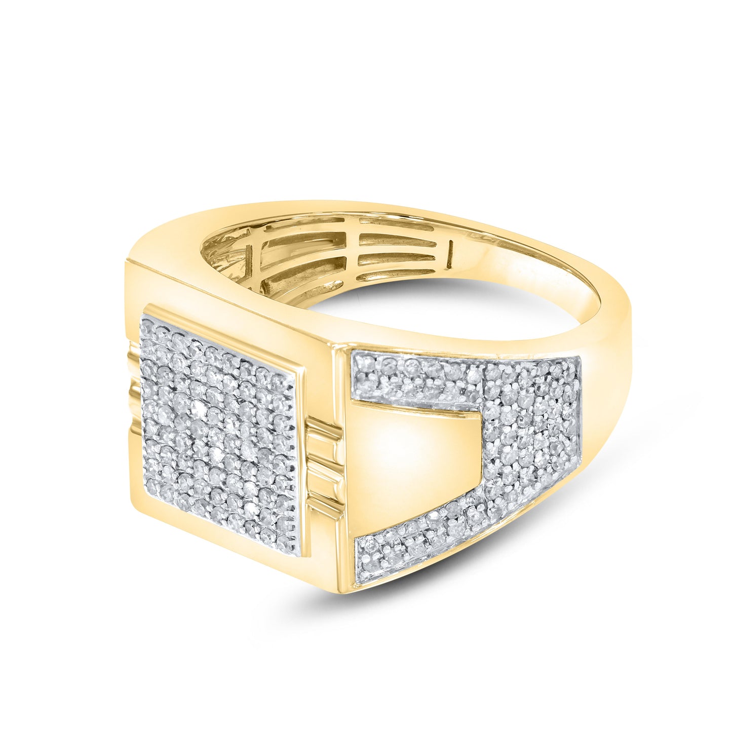 10k Yellow Gold 0.75 ctw Diamond Men’s Ring